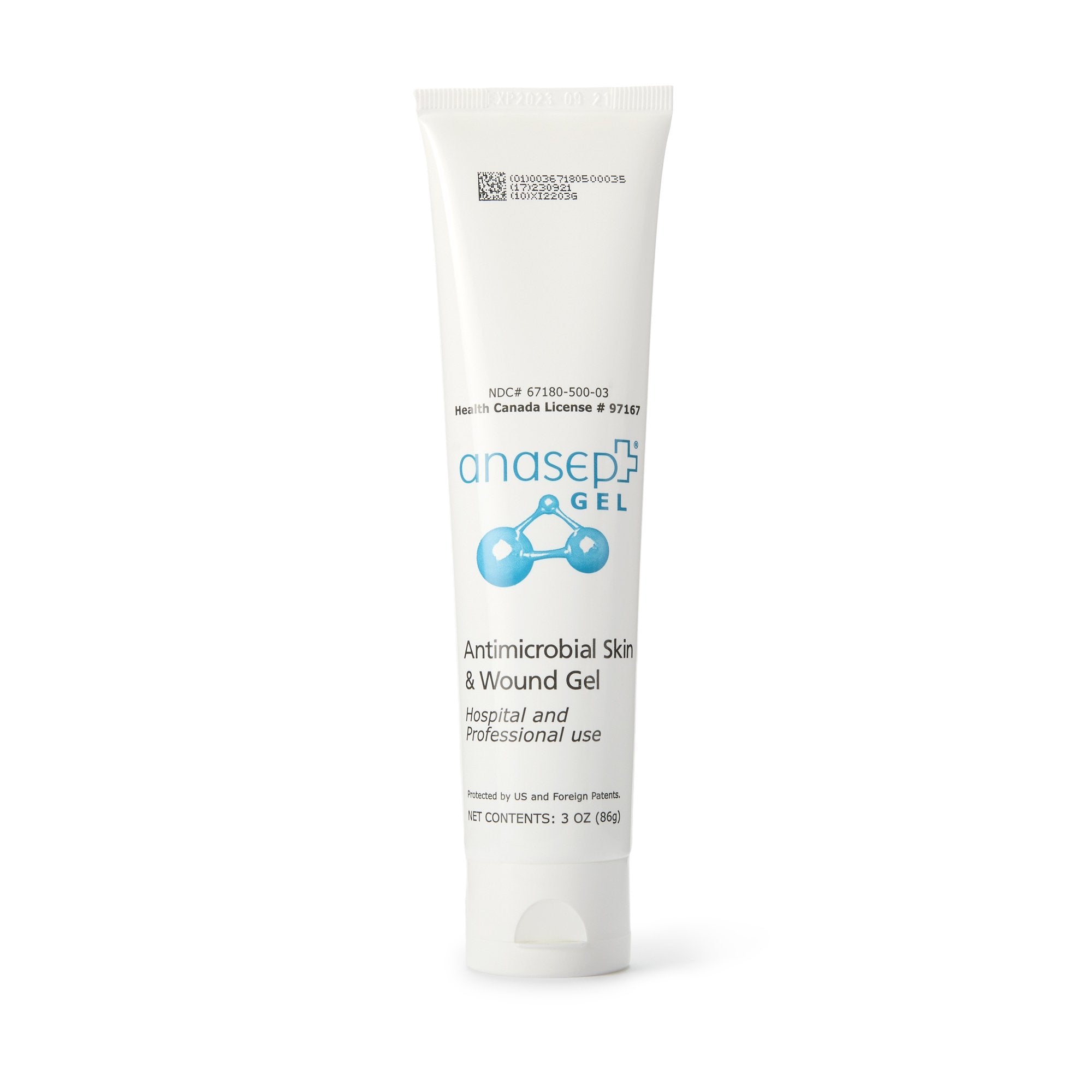 Antimicrobial Hydrogel Anasept® Antimicrobial Skin and Wound Gel 3 oz. Gel / Amorphous Gel / Amorphous NonSterile