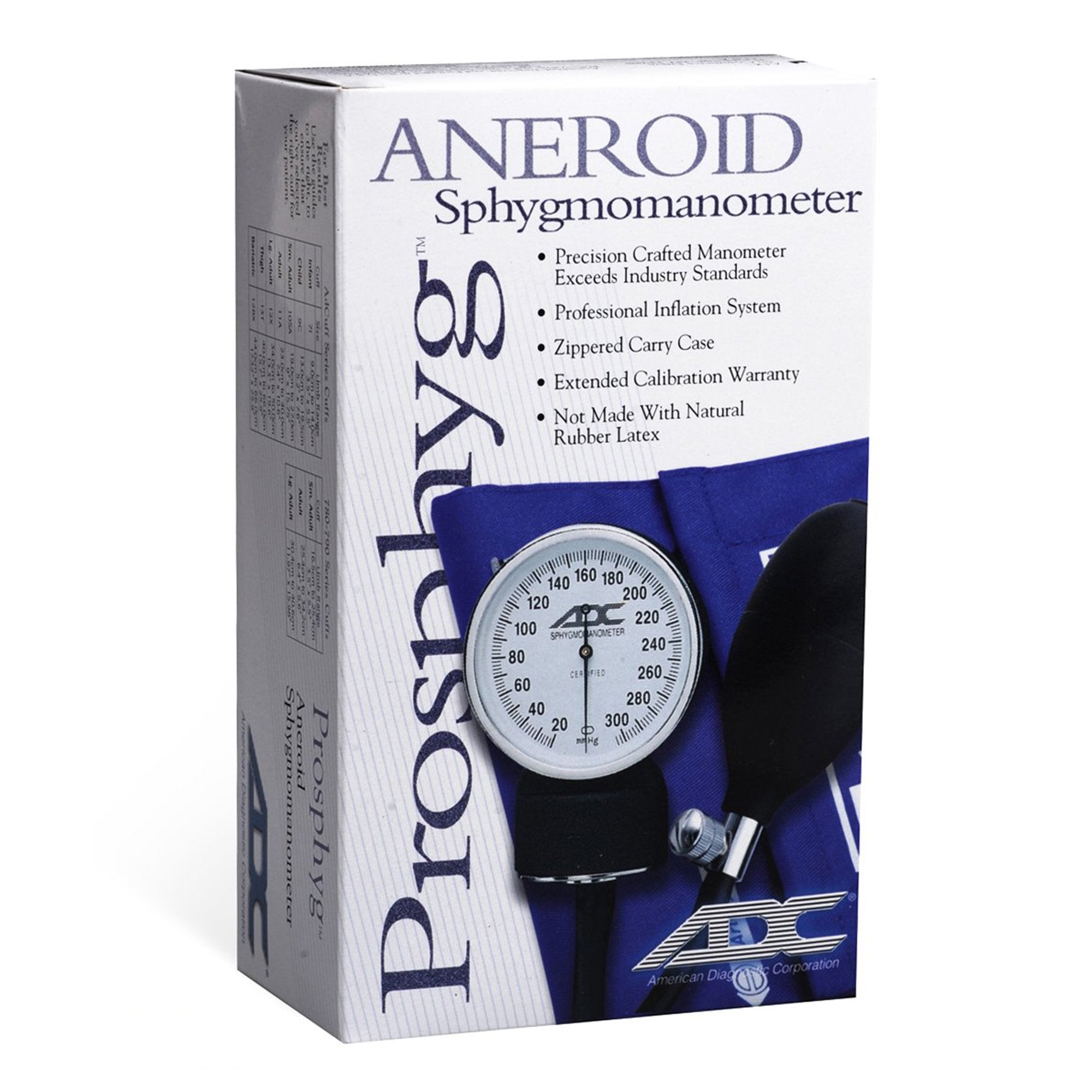 Aneroid Sphygmomanometer Unit Prosphyg™760 Series Adult Cuff Nylon 23 - 40 cm Pocket Aneroid
