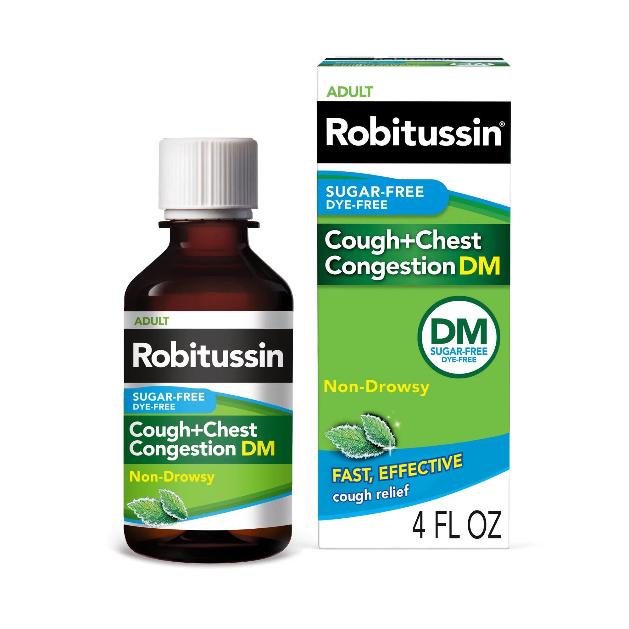 Cold and Cough Relief Robitussin® 200 mg - 10 mg / 5 mL Strength Liquid 4 oz.