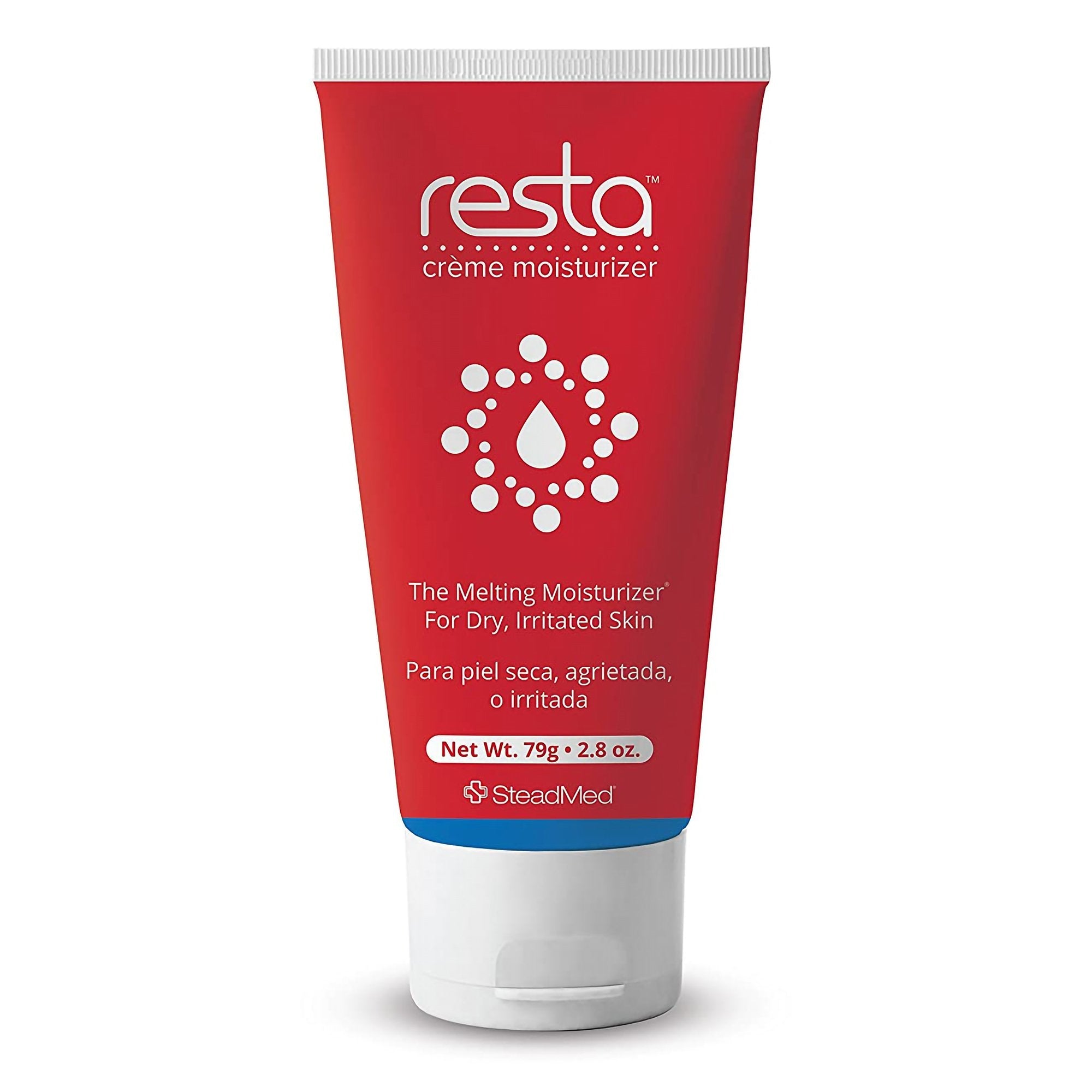 Hand and Body Moisturizer Resta® 2.8 oz. Tube Unscented Cream