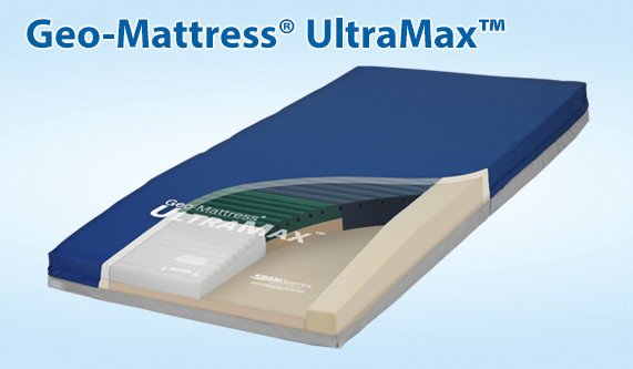 Mattress Cover Geo-Mattress® UltraMax™ 36 X 80 Inch Nylon / Vinyl For Geo-Mattress® UltraMax™ Mattresses
