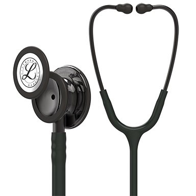 Clinician Stethoscope 3M™ Littmann® Classic III™ Black 1-Tube 27 Inch Tube Double Sided Chestpiece