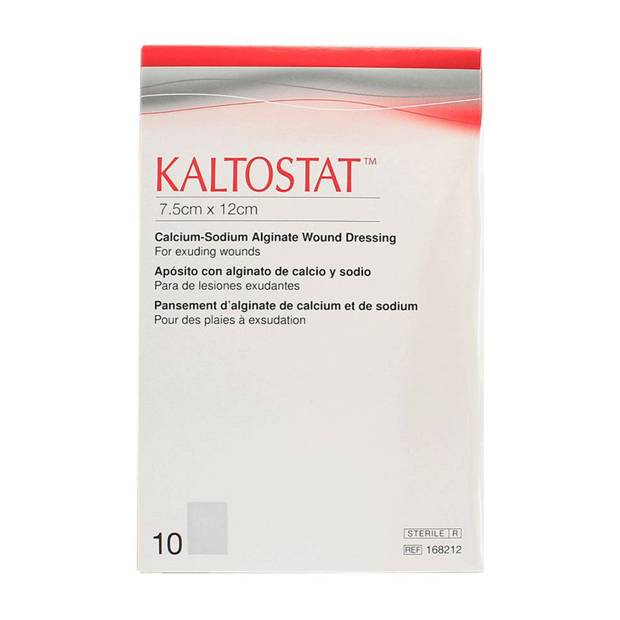 Alginate Dressing Kaltostat® 3 X 4-3/4 Inch Rectangle
