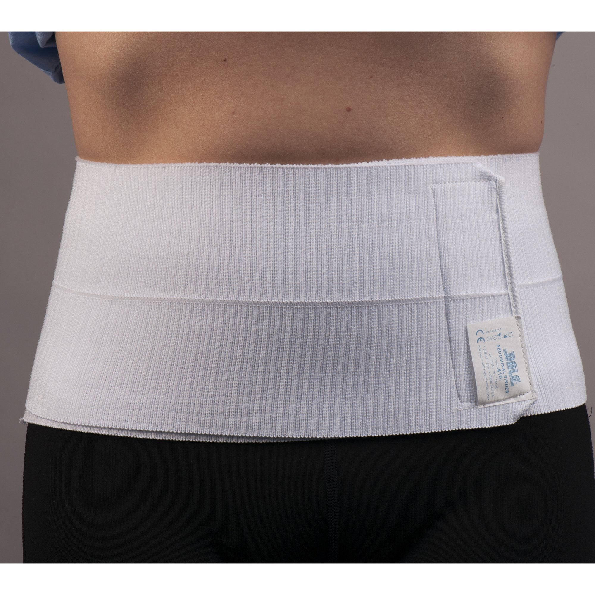 Abdominal Binder Dale® Hook and Loop Closure 28 to 50 Inch Waist Circumference 6 Inch Height Adult