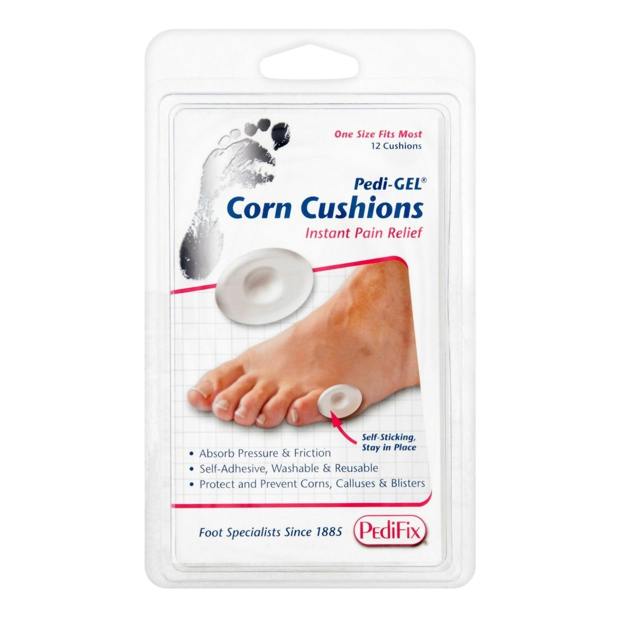 Corn Pad Pedi-GEL® One Size Fits Most Adhesive Foot