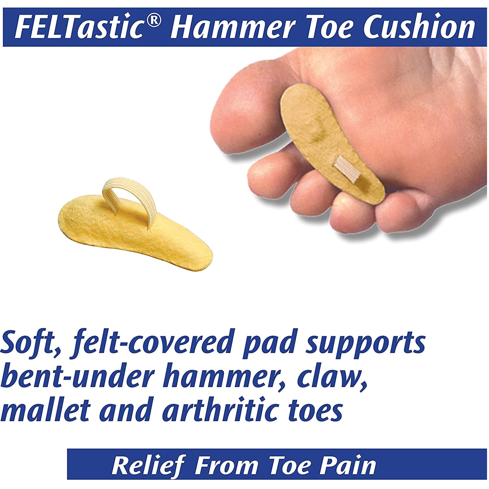 Hammer Toe Crest Pedifix® Large Pull-On Male 9 to 10 / Female 11 and Up Left Foot