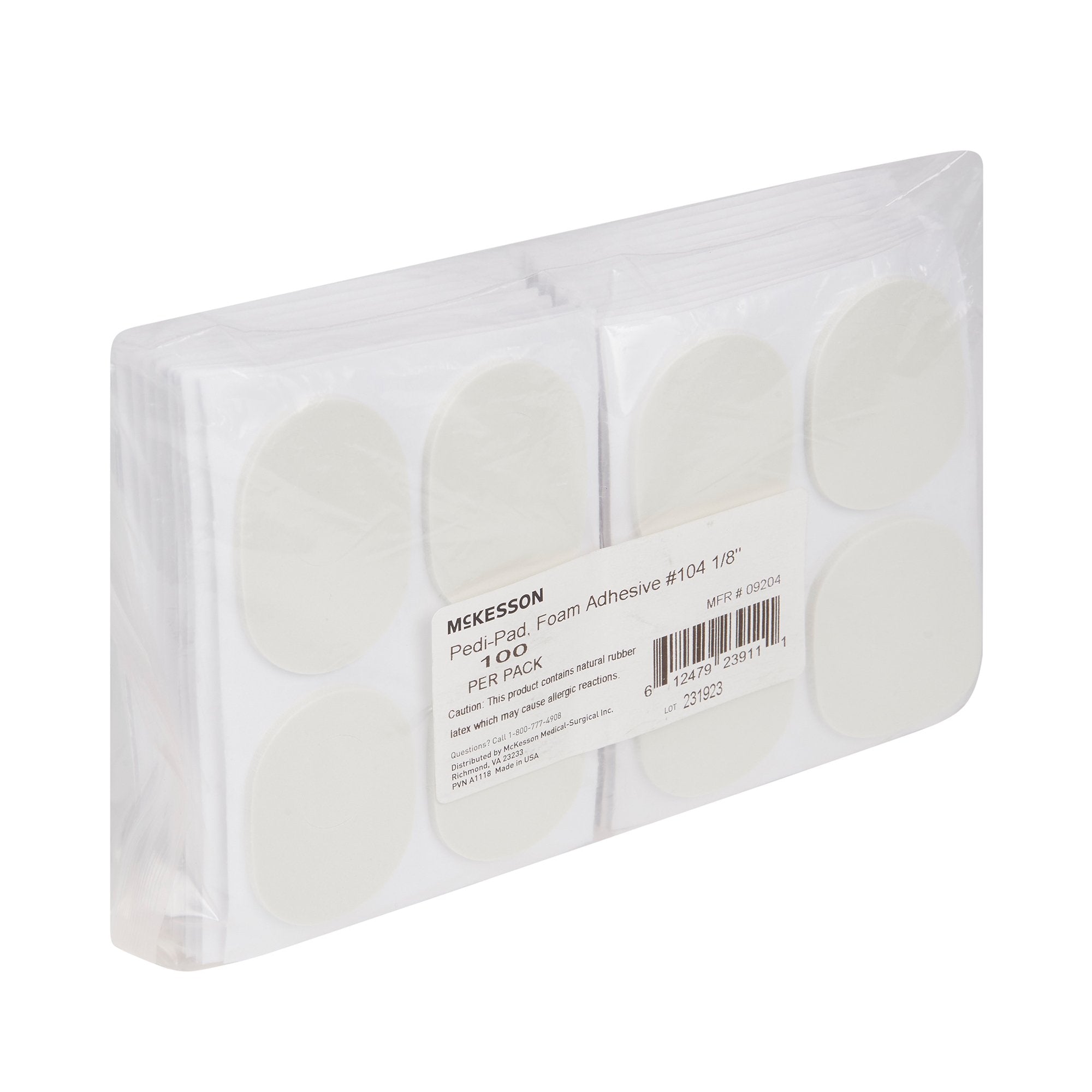 Foot Pad McKesson Pedi-Pad Size 104 Adhesive Foot