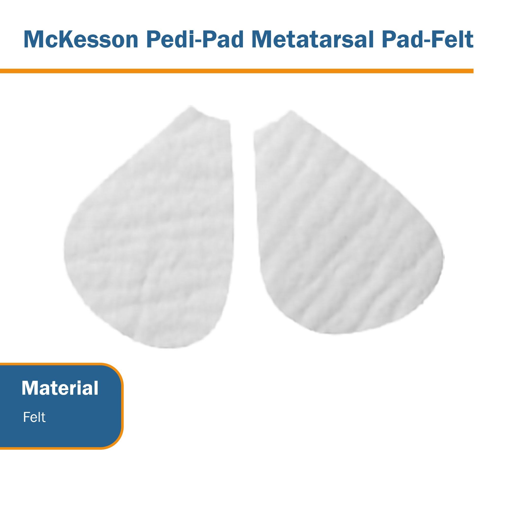 Metatarsal Pad McKesson Size 106 - A Adhesive Foot