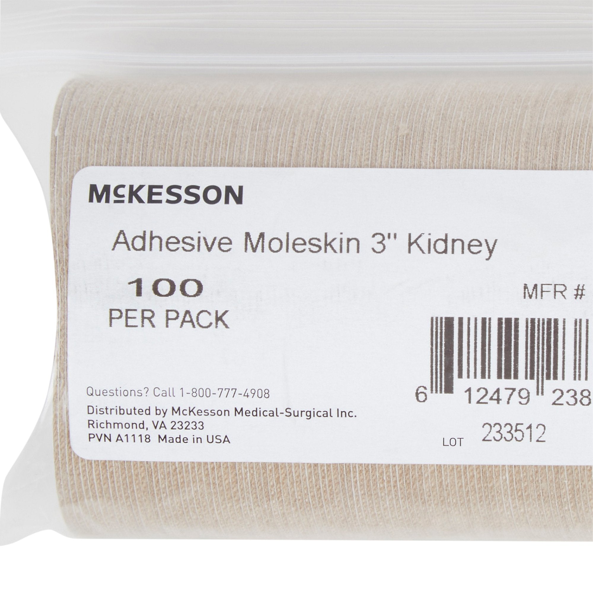 Protective Pad McKesson One Size Fits Most Adhesive Foot