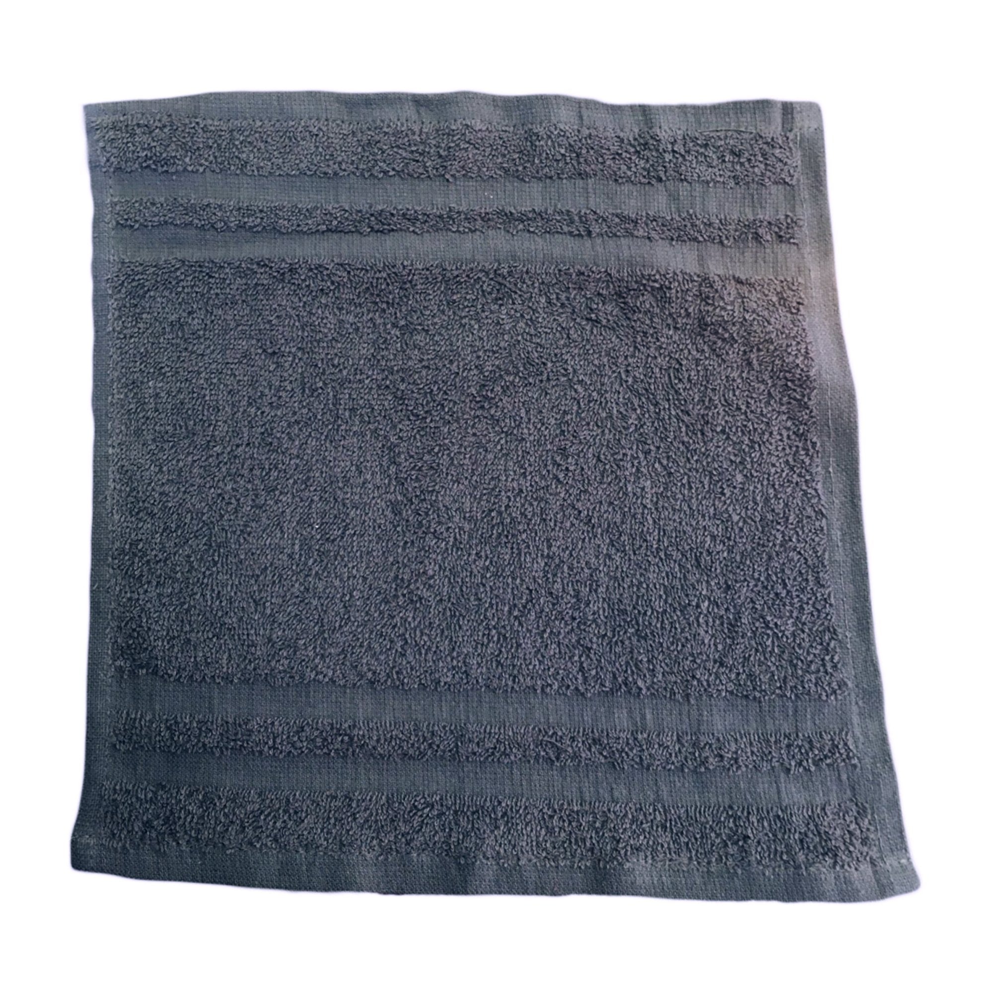 Washcloth Indulgence 12 X 12 Inch Slate Blue Reusable