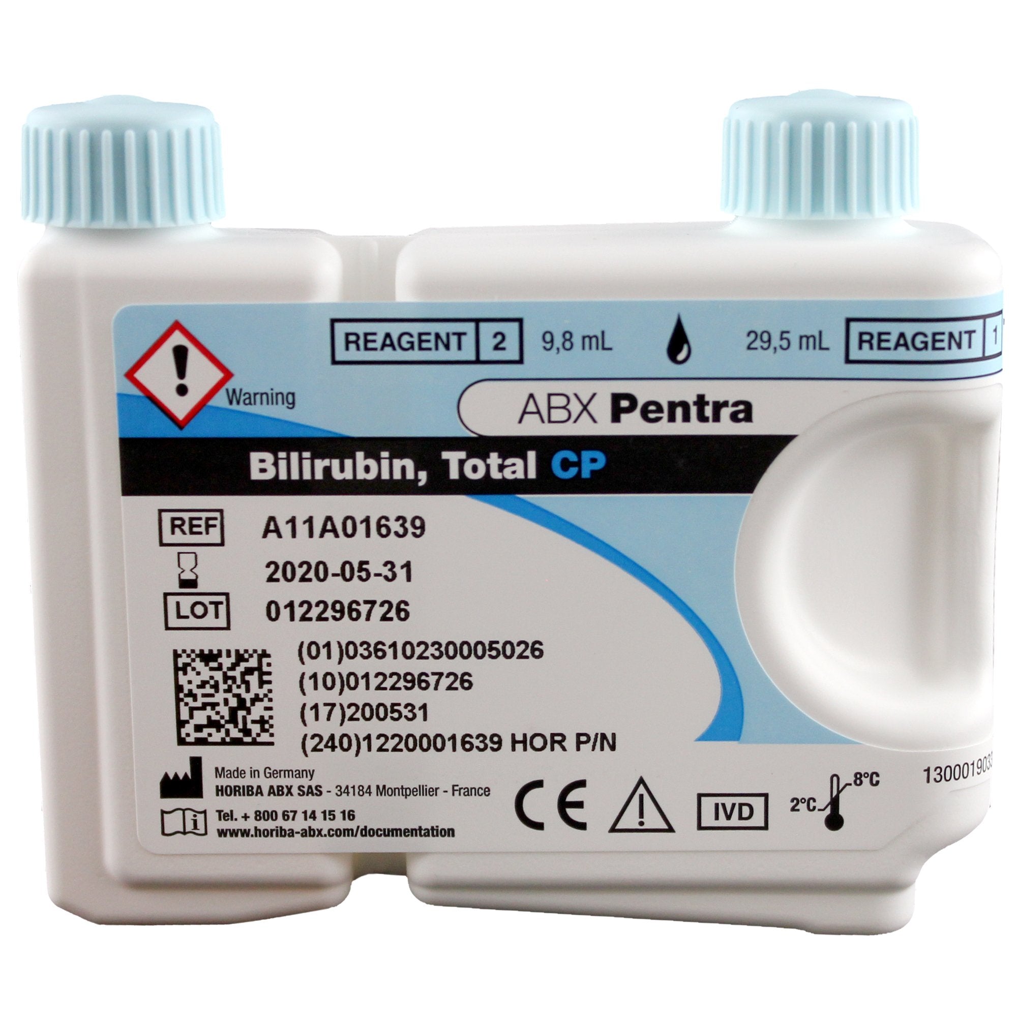 General Chemistry Reagent ABX Pentra™ Total Bilirubin For ABX Pentra 400 Clinical Chemistry Analyzer 200 Tests