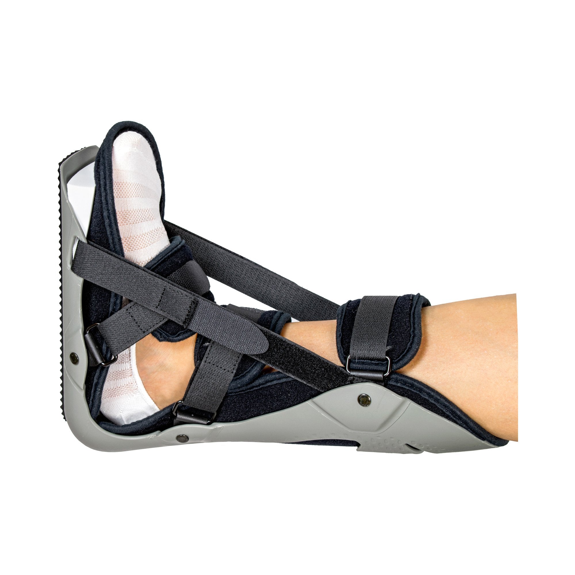 Plantar Fasciitis Night Splint McKesson Large Hook and Loop Closure Male 9-1/2 to 11-1/2 / Female 10 to 12-1/2 Foot