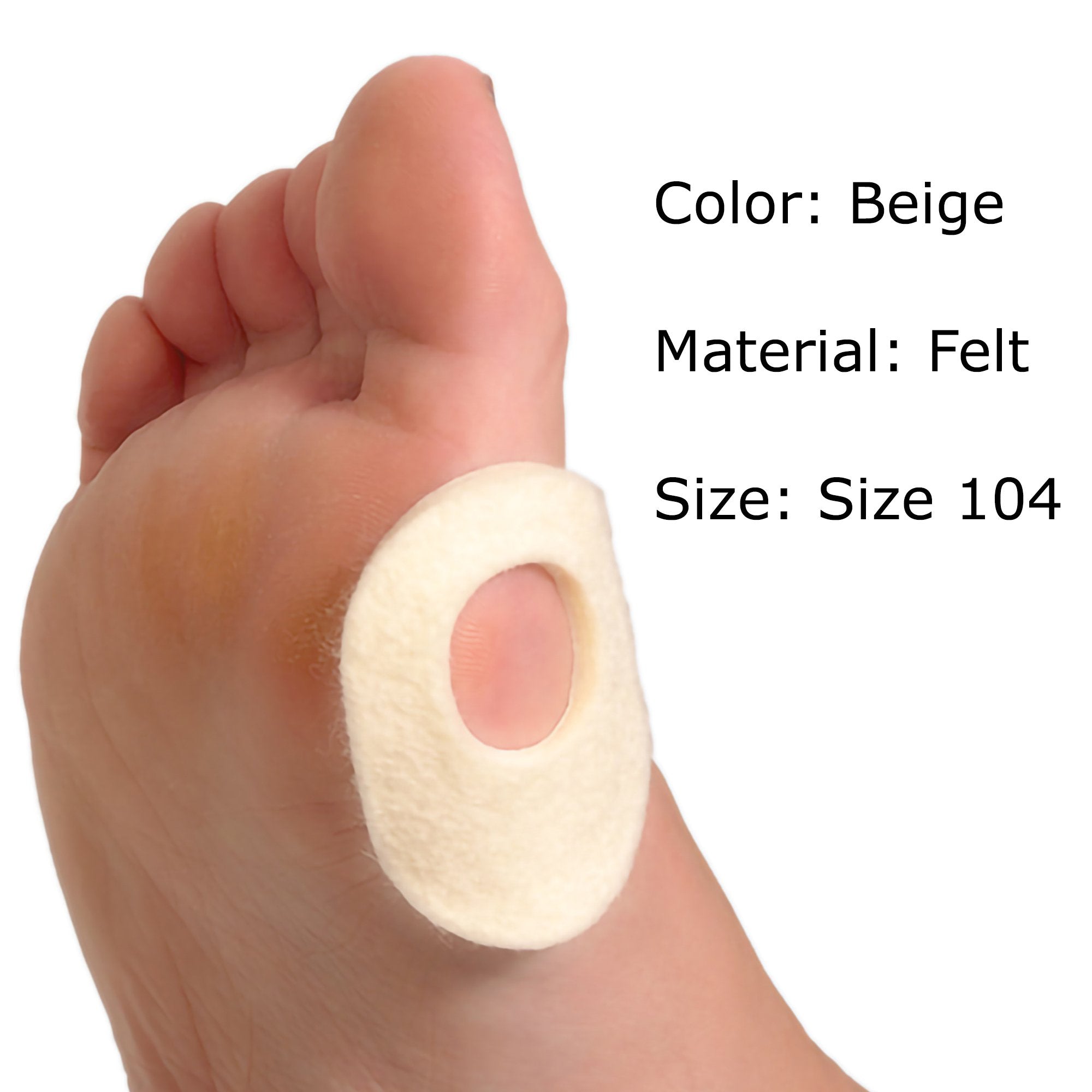 Bunion Pad McKesson Pedi-Pads Size 104 Adhesive Foot