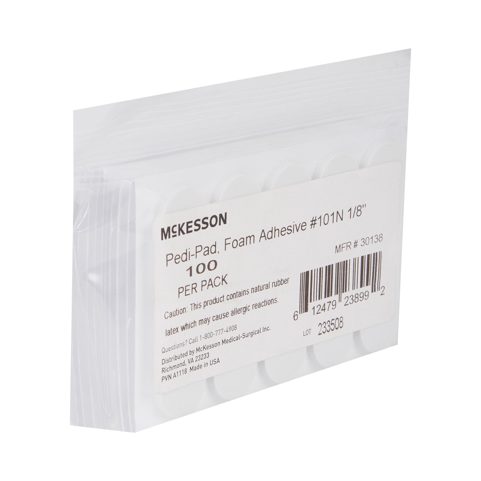 Protective Pad McKesson Pedi-Pad Size 101-Narrow Adhesive Foot