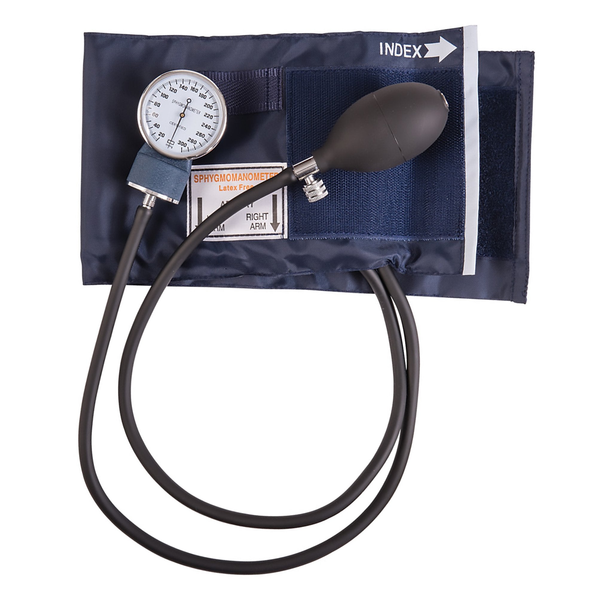 Aneroid Sphygmomanometer Unit MABIS®Precision Adult Cuff Nylon 28 - 42 cm Pocket Aneroid