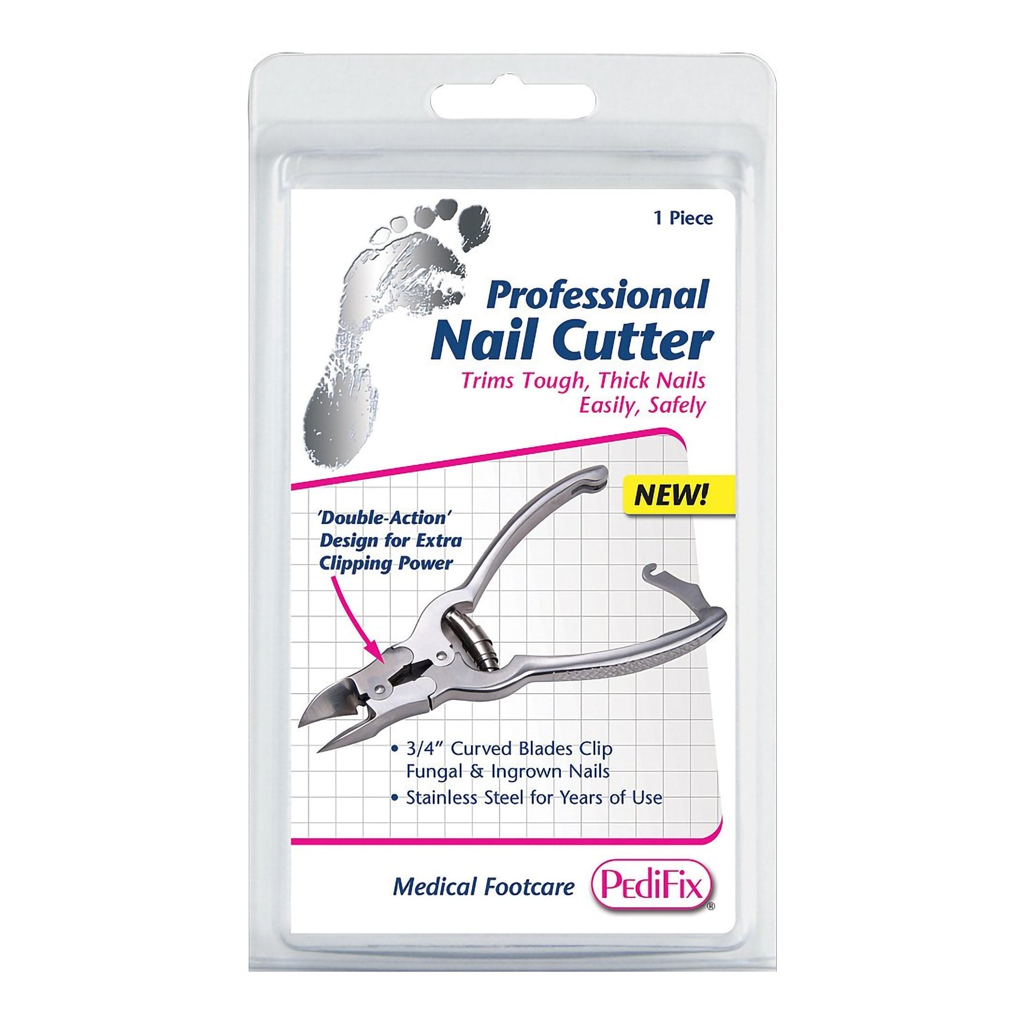 Nail Cutter Concave Jaw 5-1/2 Inch Length Stainless Steel