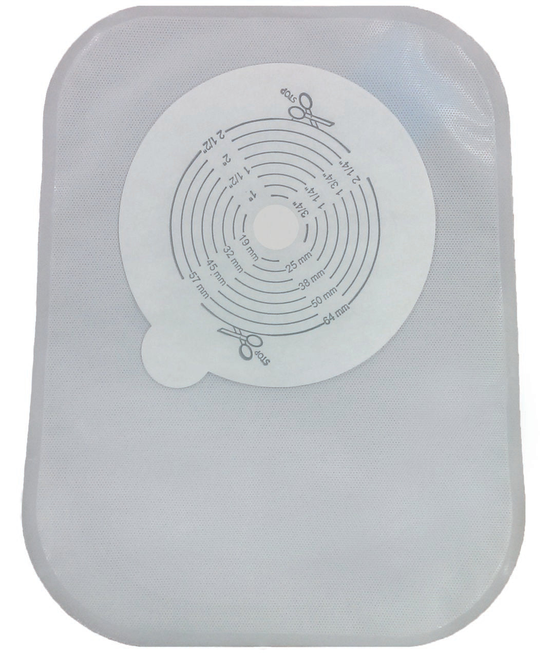 Ostomy Pouch Securi-T™ One-Piece System 8 Inch Length Flat, Trim To Fit Closed End