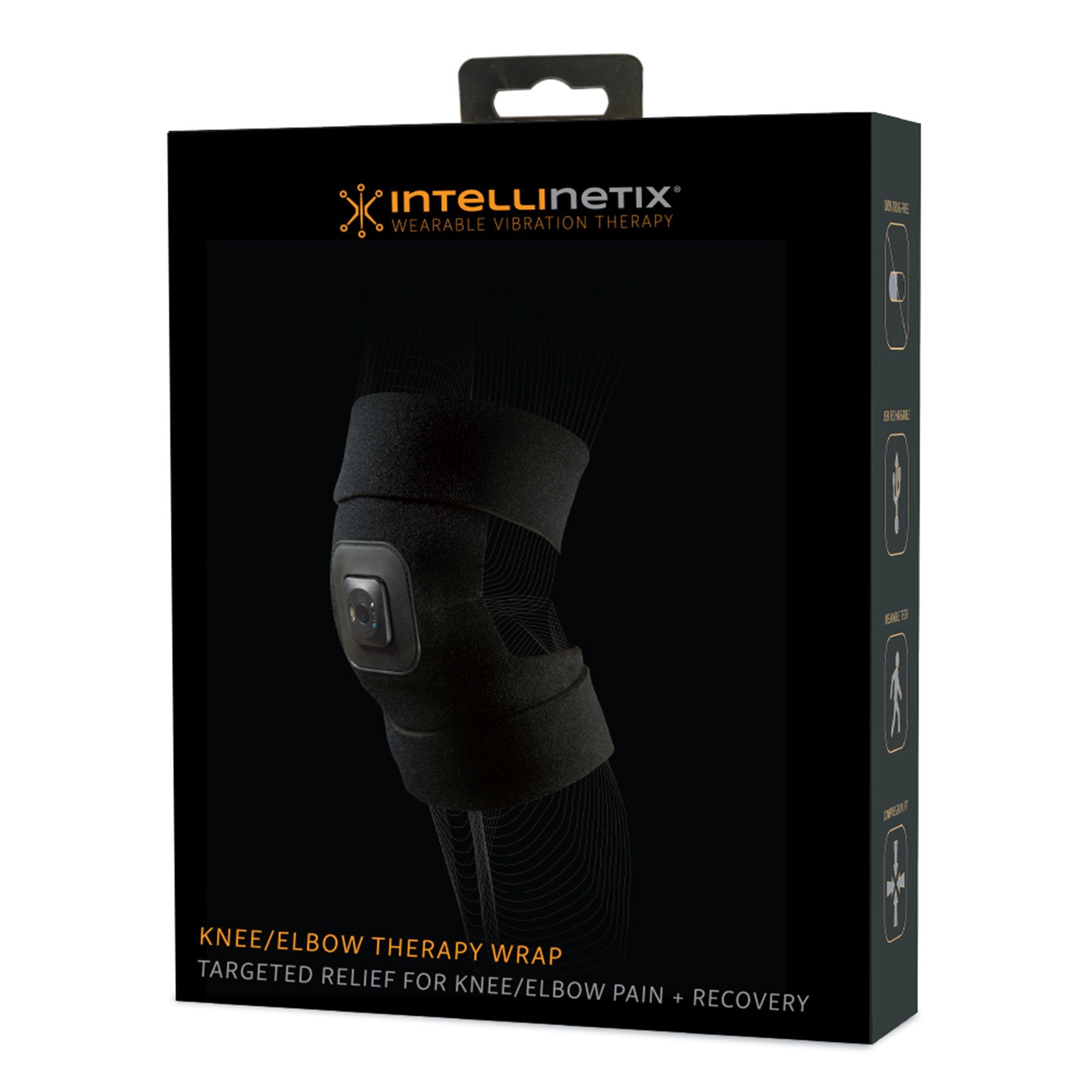 Vibration Therapy Wrap Intellinetix® Knee / Elbow One Size Fits Most