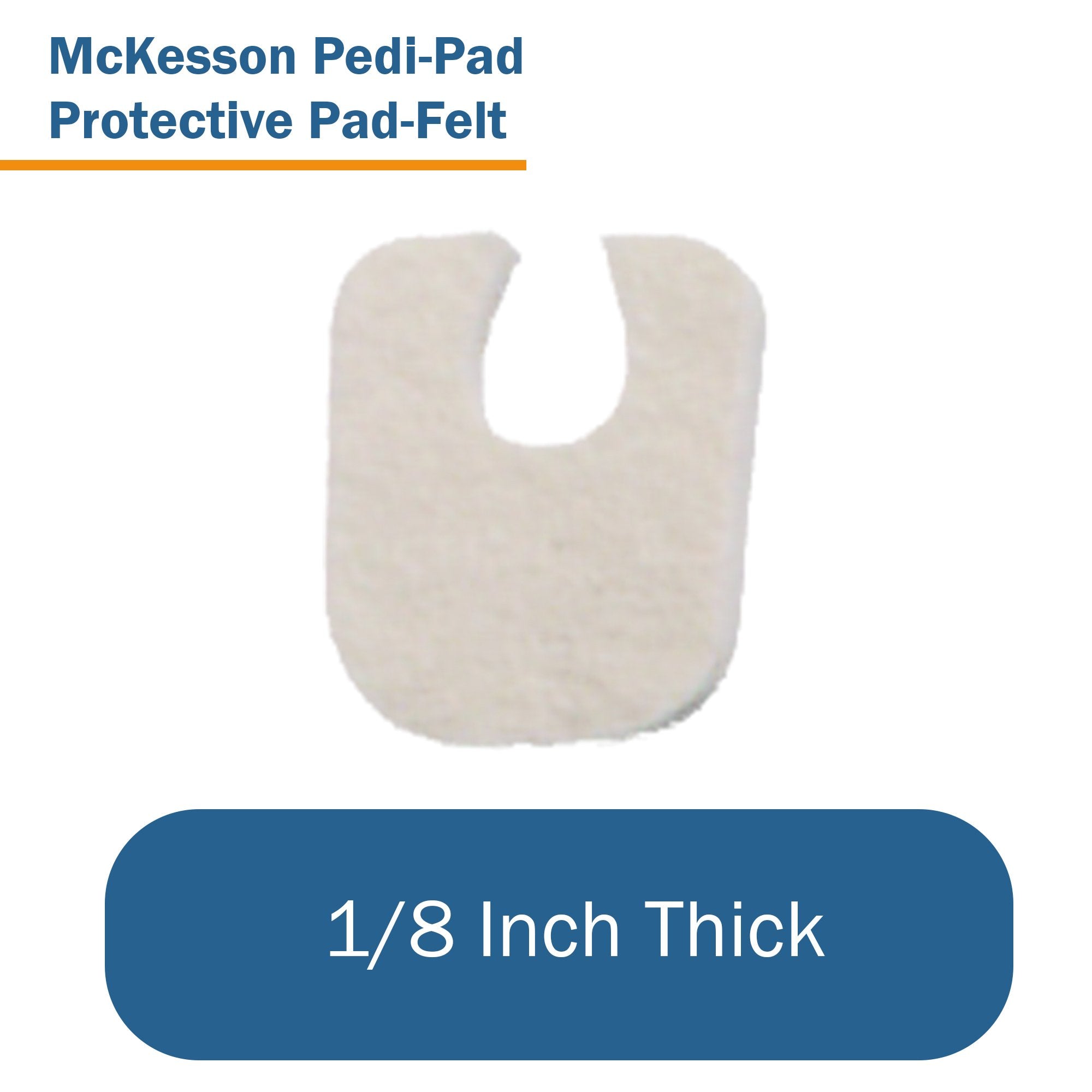 Protective Pad McKesson Size 105 Adhesive Foot