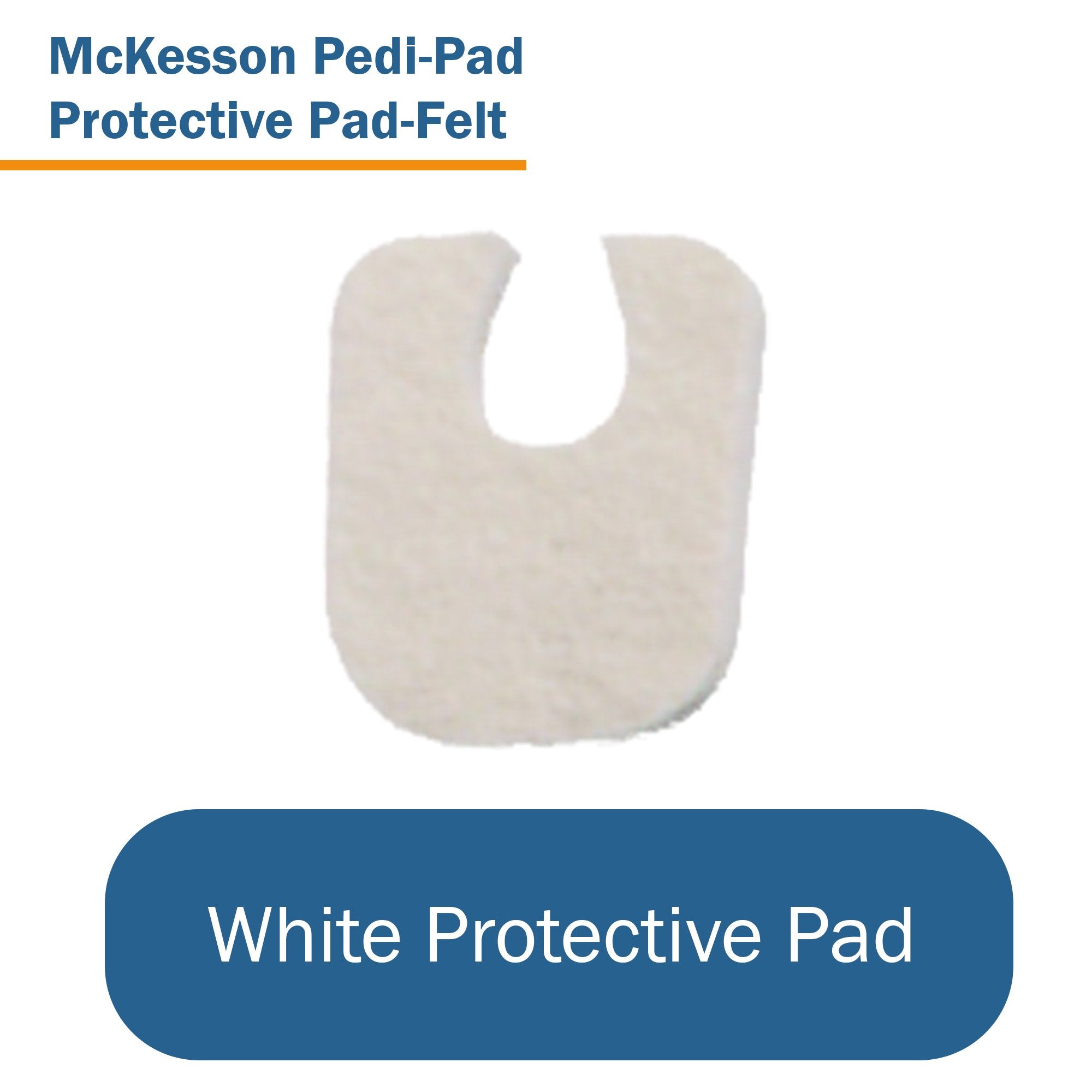 Protective Pad McKesson Size 105 Adhesive Foot