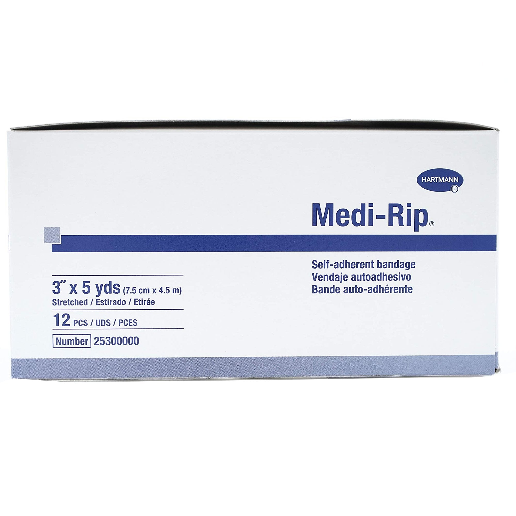 Cohesive Bandage Medi-Rip® 3 Inch X 5 Yard Self-Adherent Closure Tan NonSterile Standard Compression