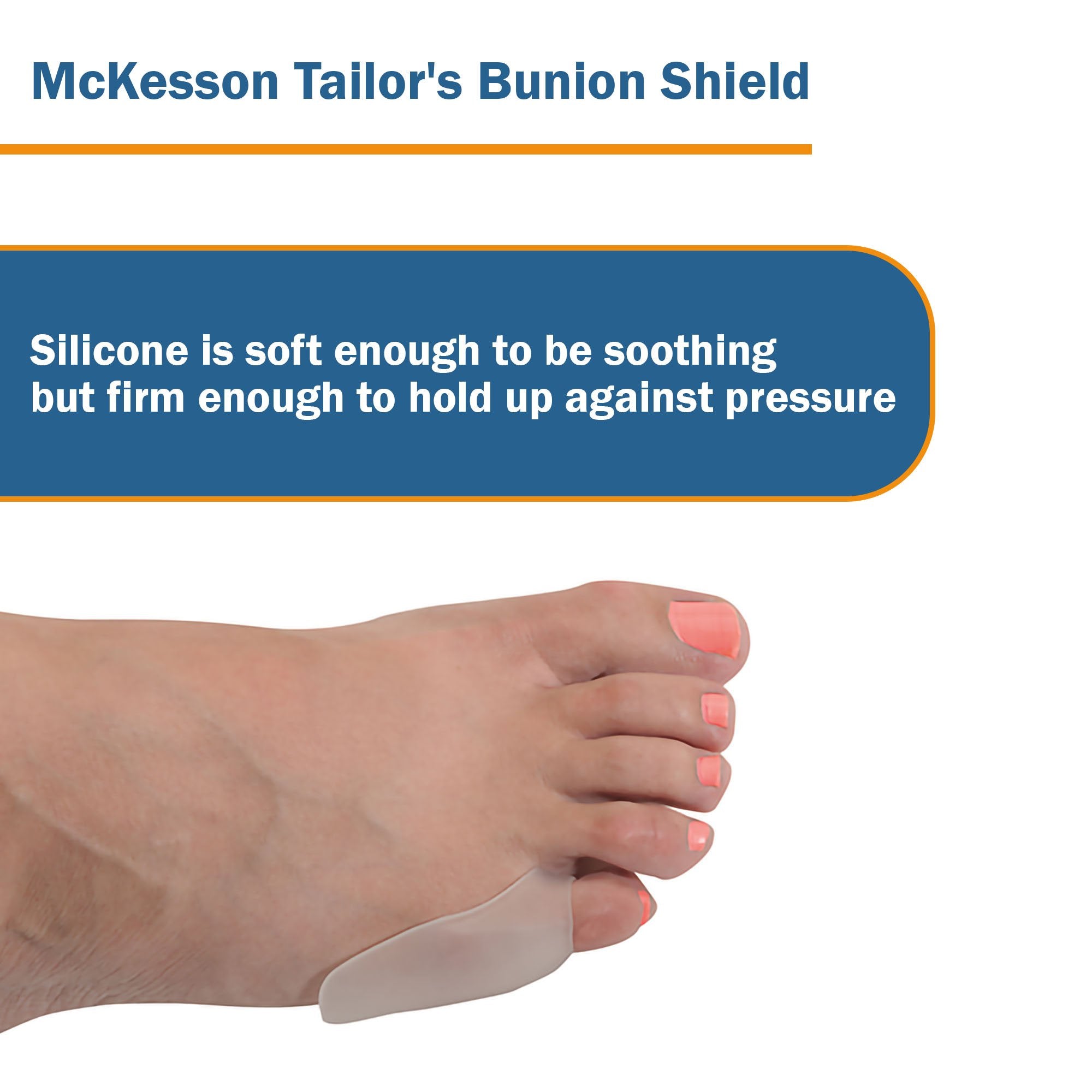 Tailor's Bunion Shield McKesson One Size Fits Most 5th Toe