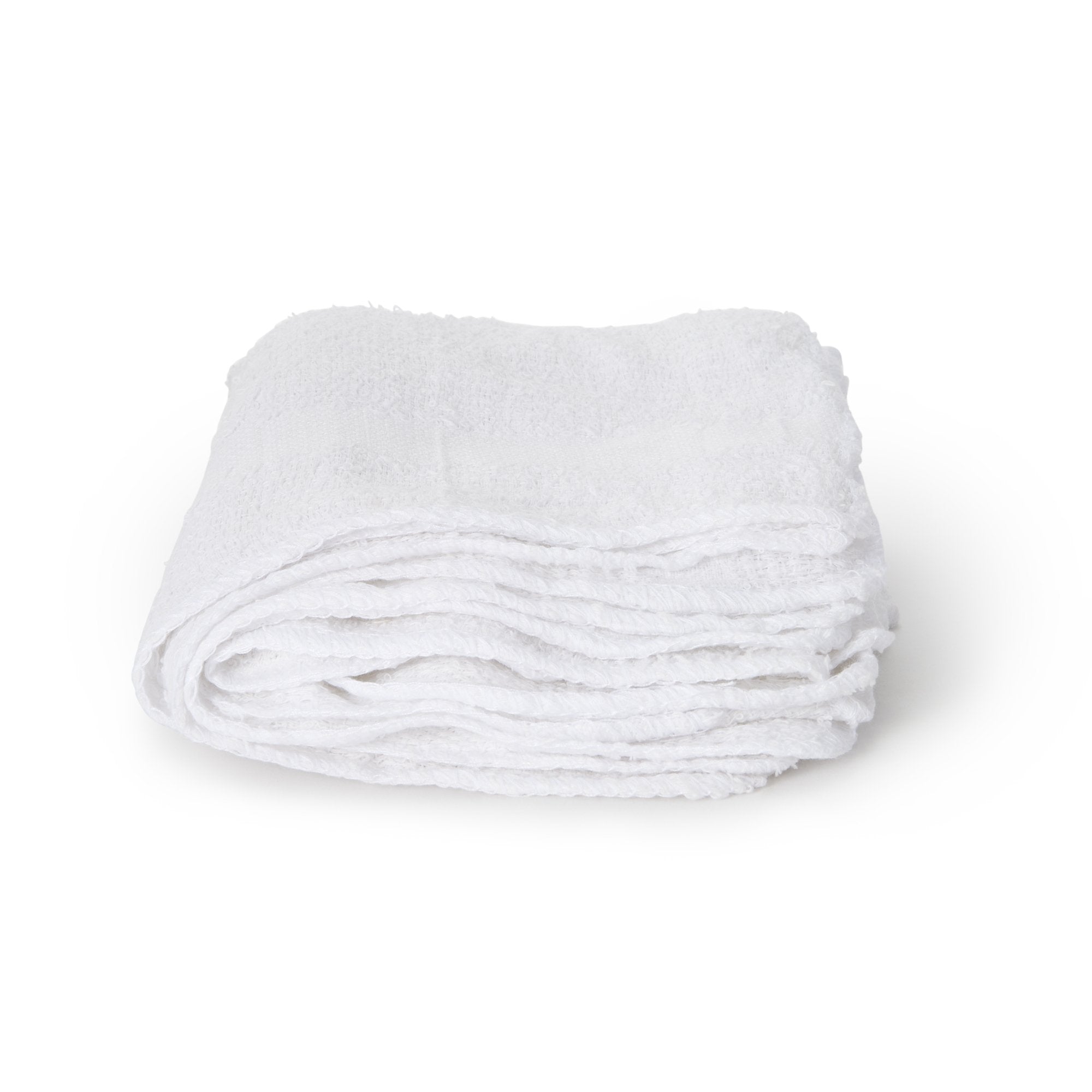 Washcloth 12 X 12 Inch White Reusable