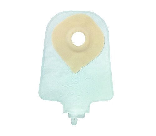 Urostomy Pouch Securi-T™ One-Piece System 9 Inch Length Convex, Pre-Cut Drainable