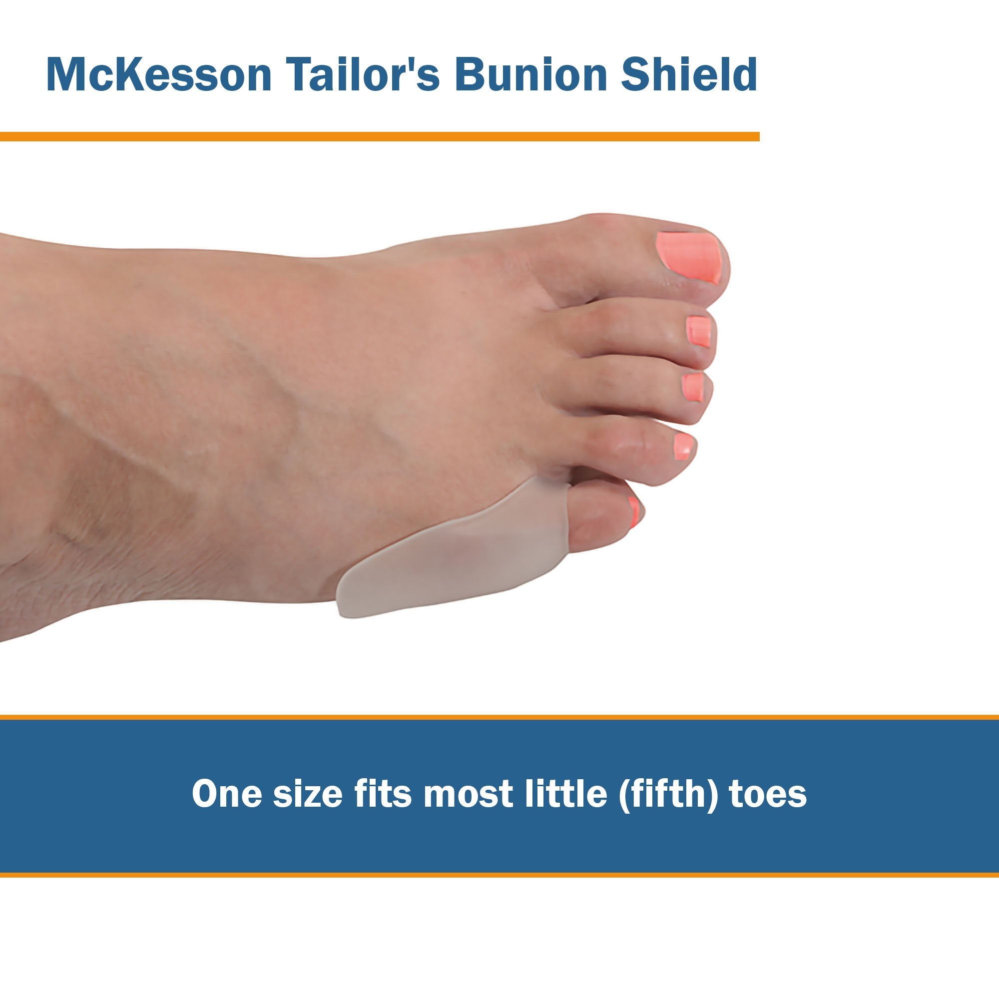 Tailor's Bunion Shield McKesson One Size Fits Most 5th Toe