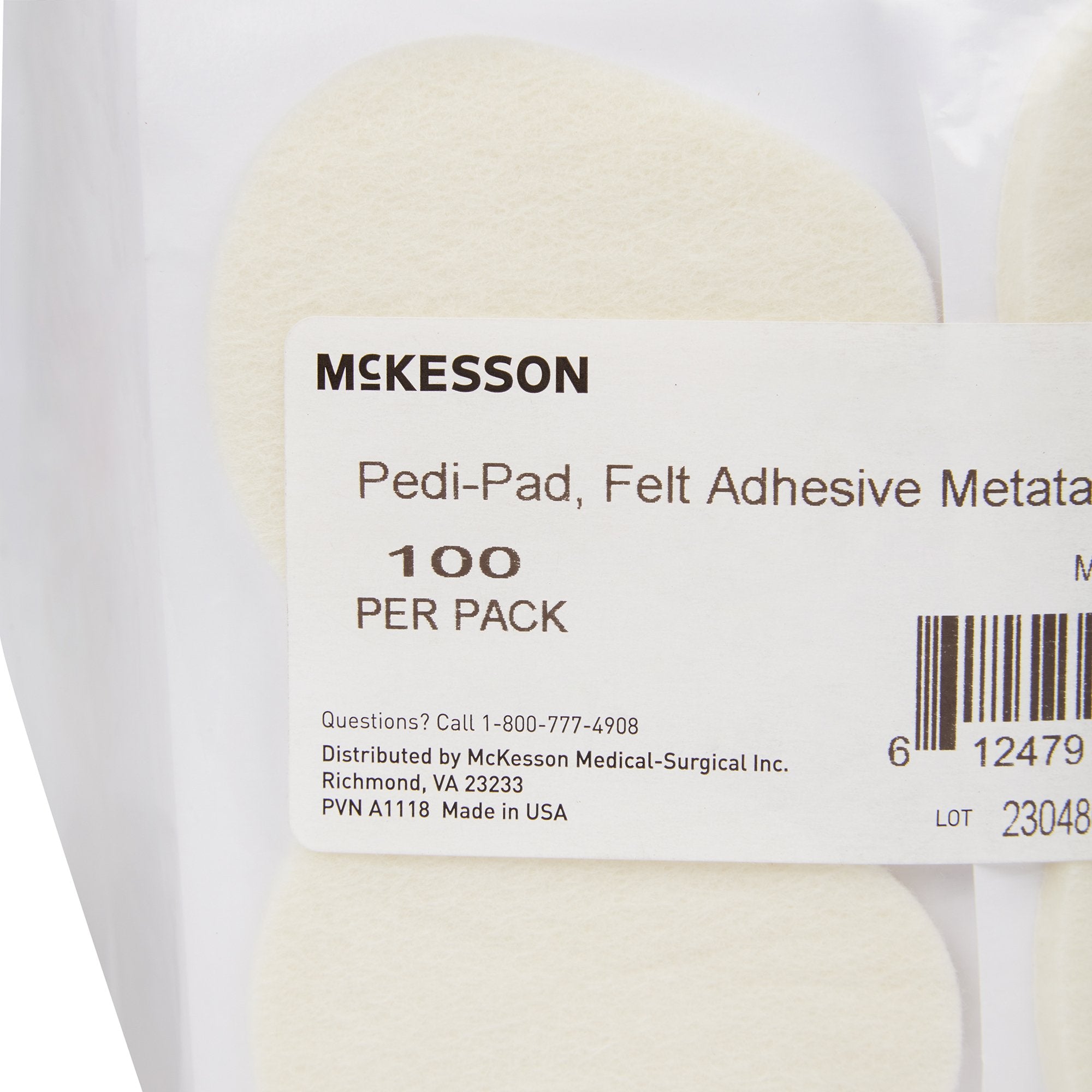 Protective Pad McKesson Size 106 - Large Adhesive Foot