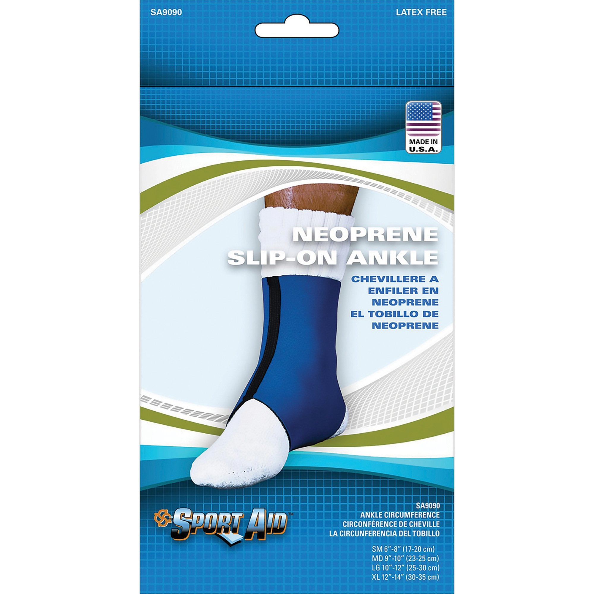 Ankle Support Sport Aid™ Medium Pull-On Foot