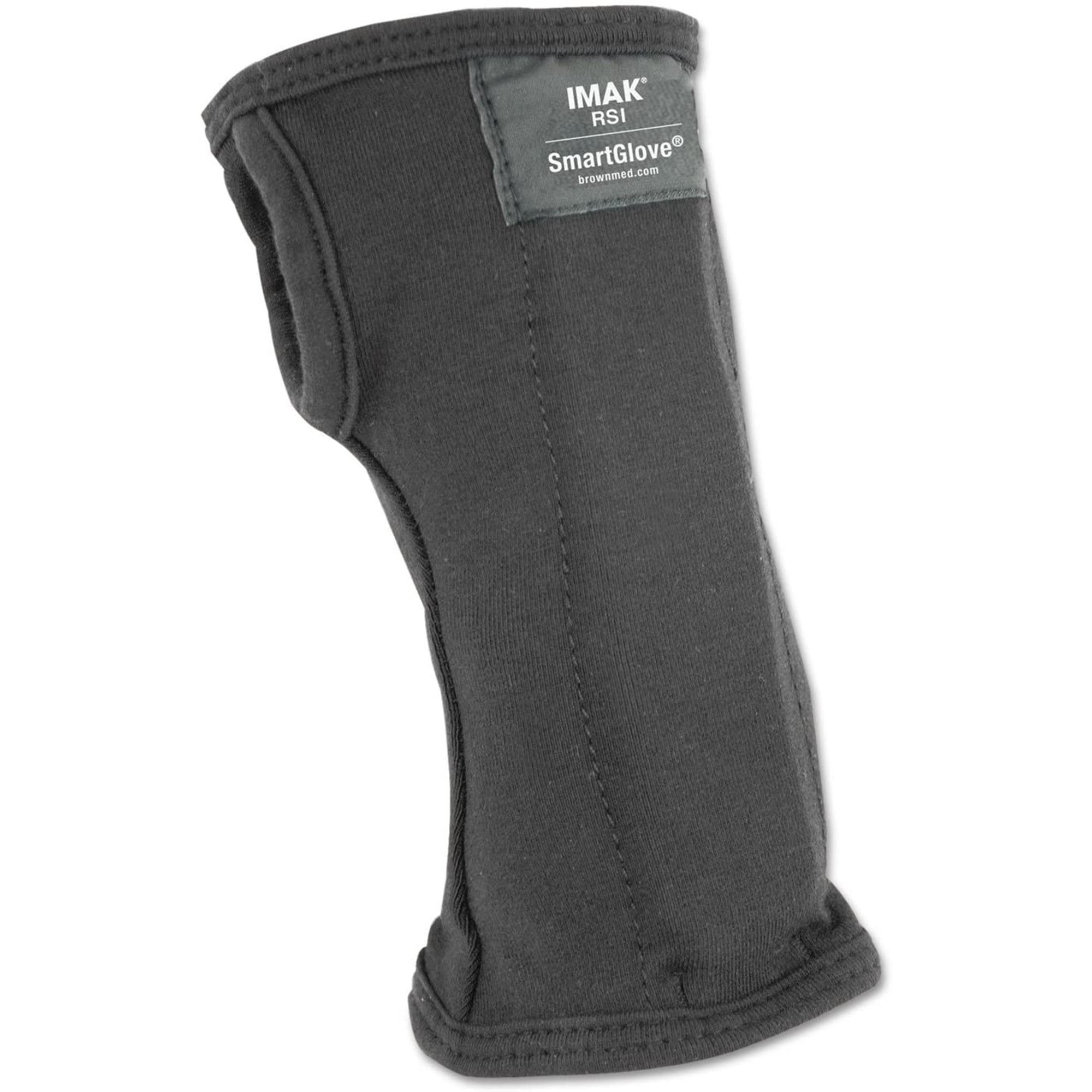 Wrist Splint IMAK® RSI SmartGlove® Cotton / ergoBeads® Left or Right Hand Black Medium