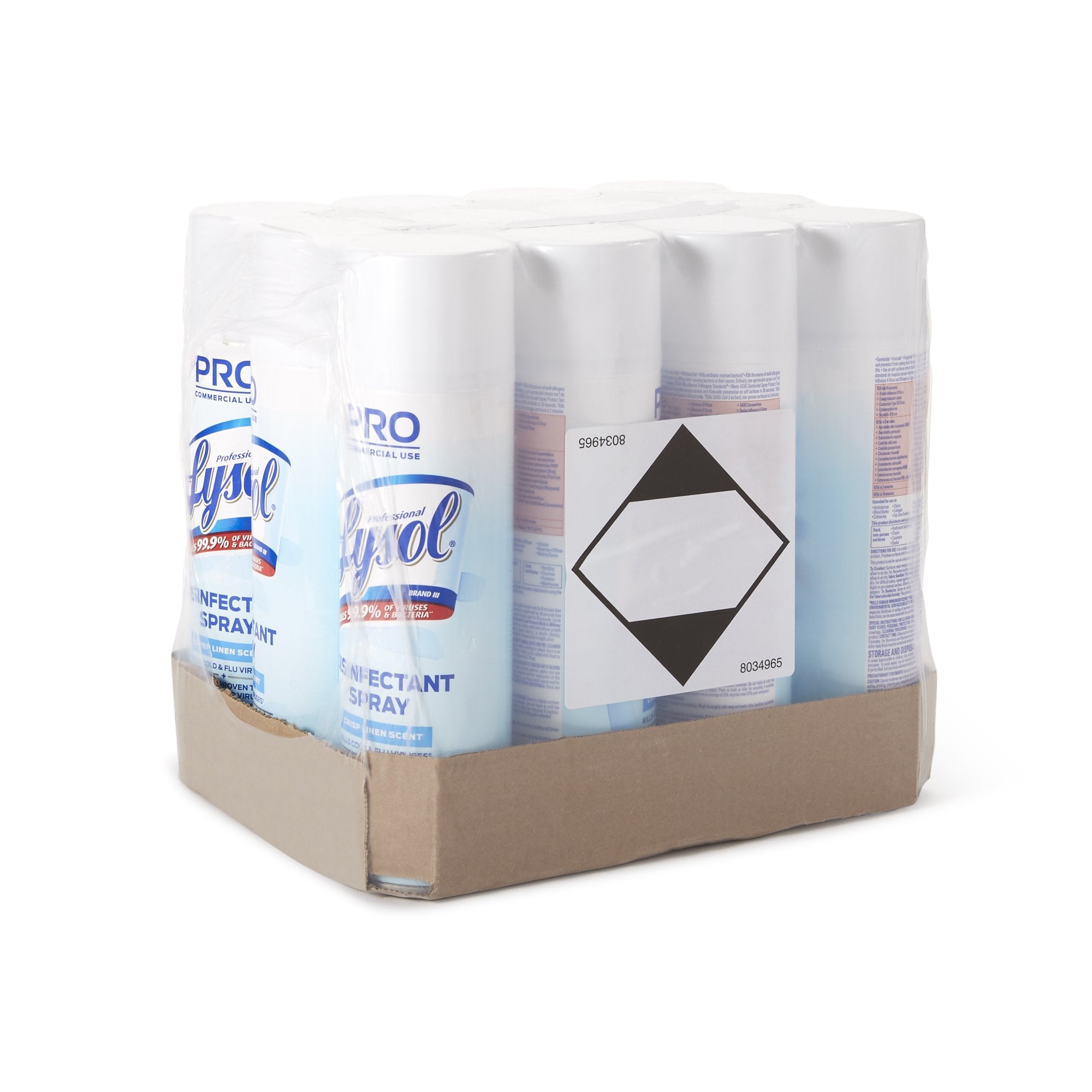 Professional Lysol® Surface Disinfectant Alcohol Based Aerosol Spray Liquid 19 oz. Can Crisp Linen Scent NonSterile