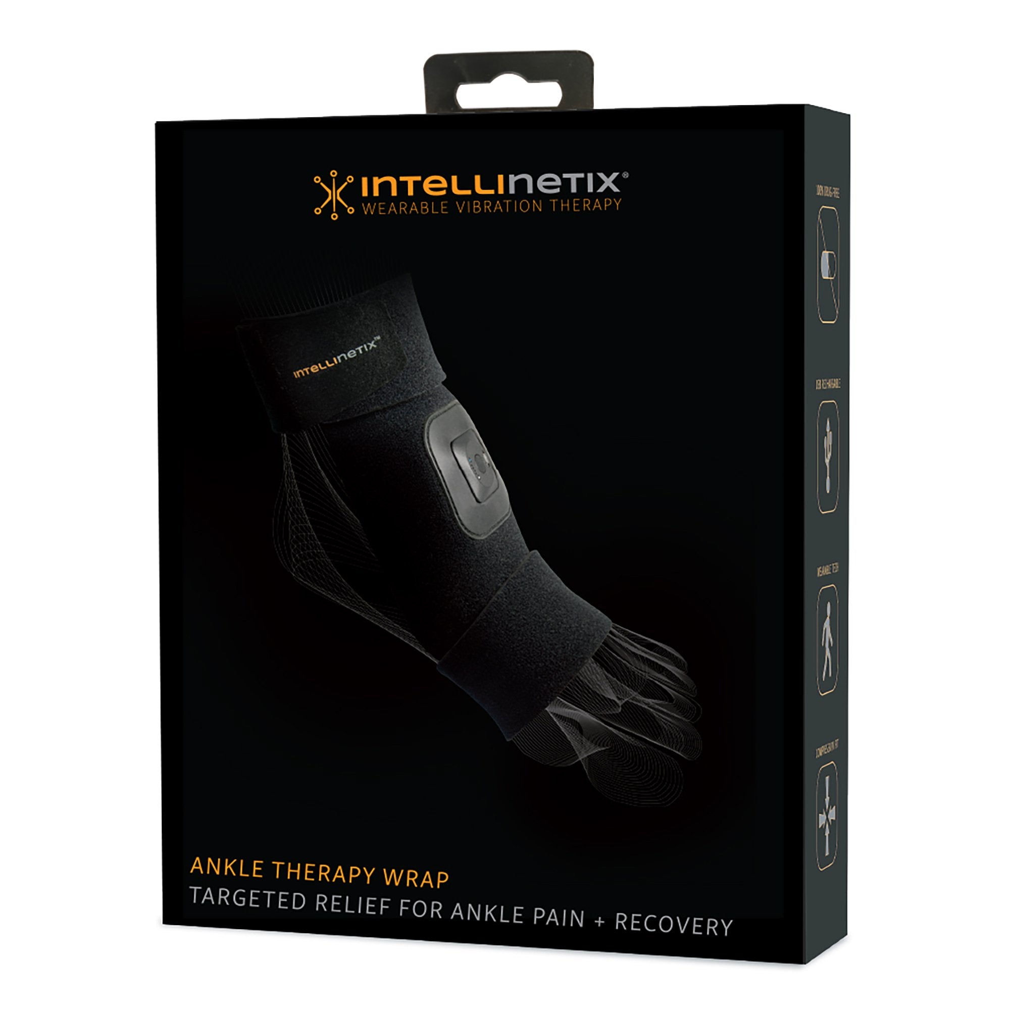 Vibration Therapy Wrap Intellinetix® Ankle / Foot One Size Fits Most