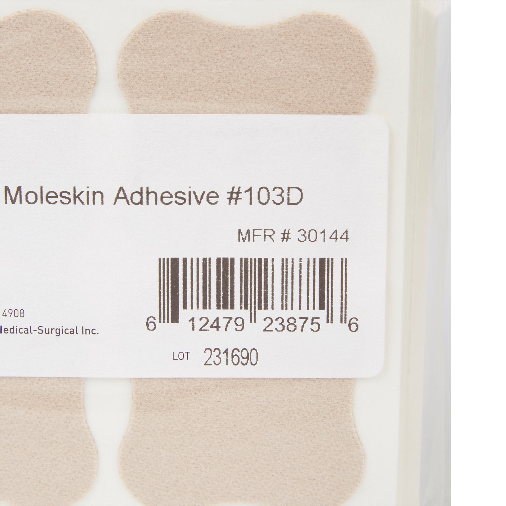 Protective Pad McKesson Pedi-Pad Size 103-D Adhesive Foot