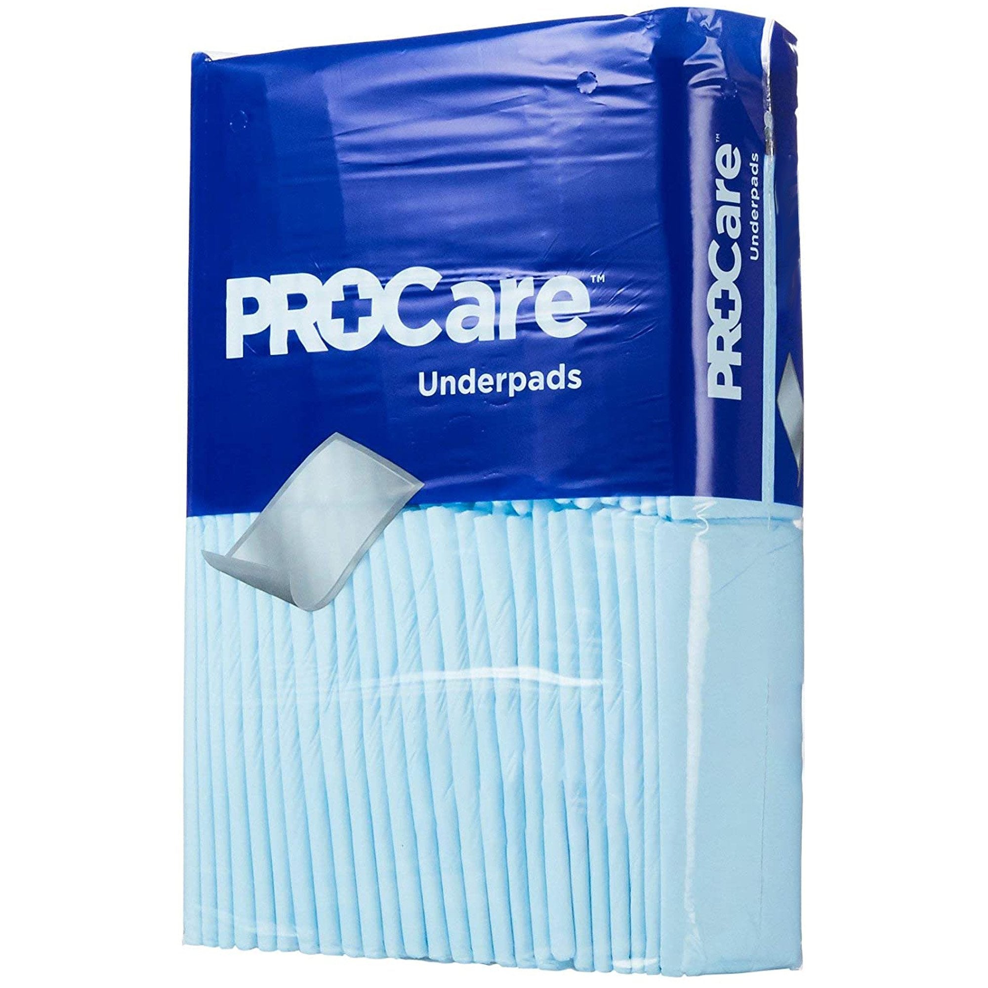 Disposable Underpad ProCare™ 21 X 36 Inch Fluff Light Absorbency