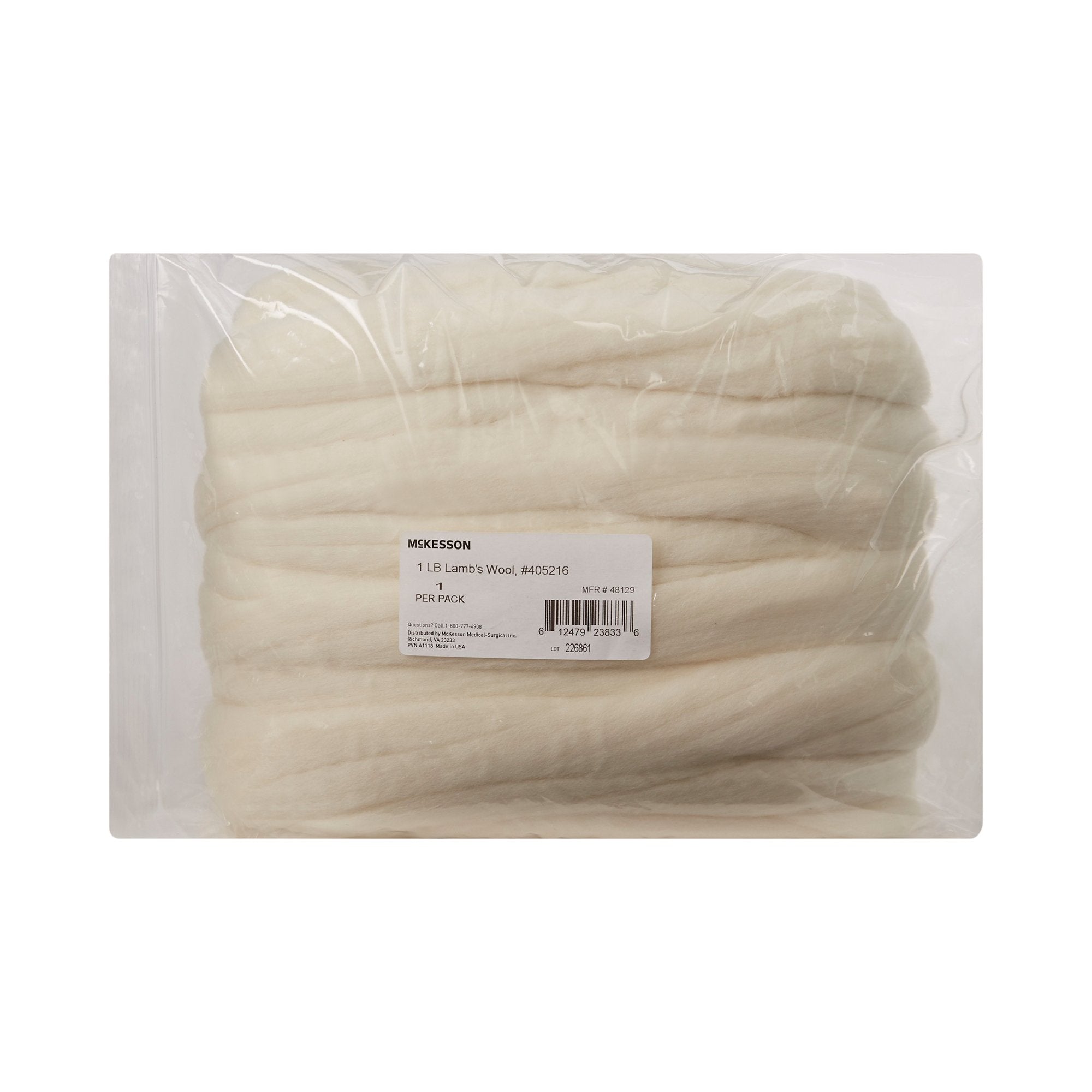 Lamb's Wool Padding McKesson 1 lb.