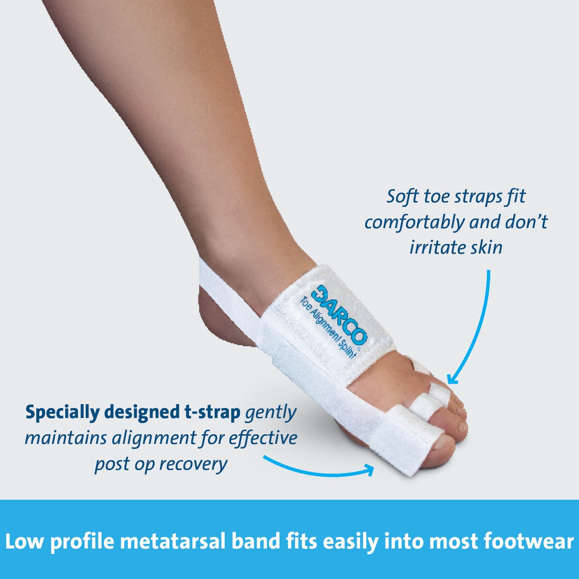 Toe Splint TAS™ One Size Fits Most Strap Closure Foot