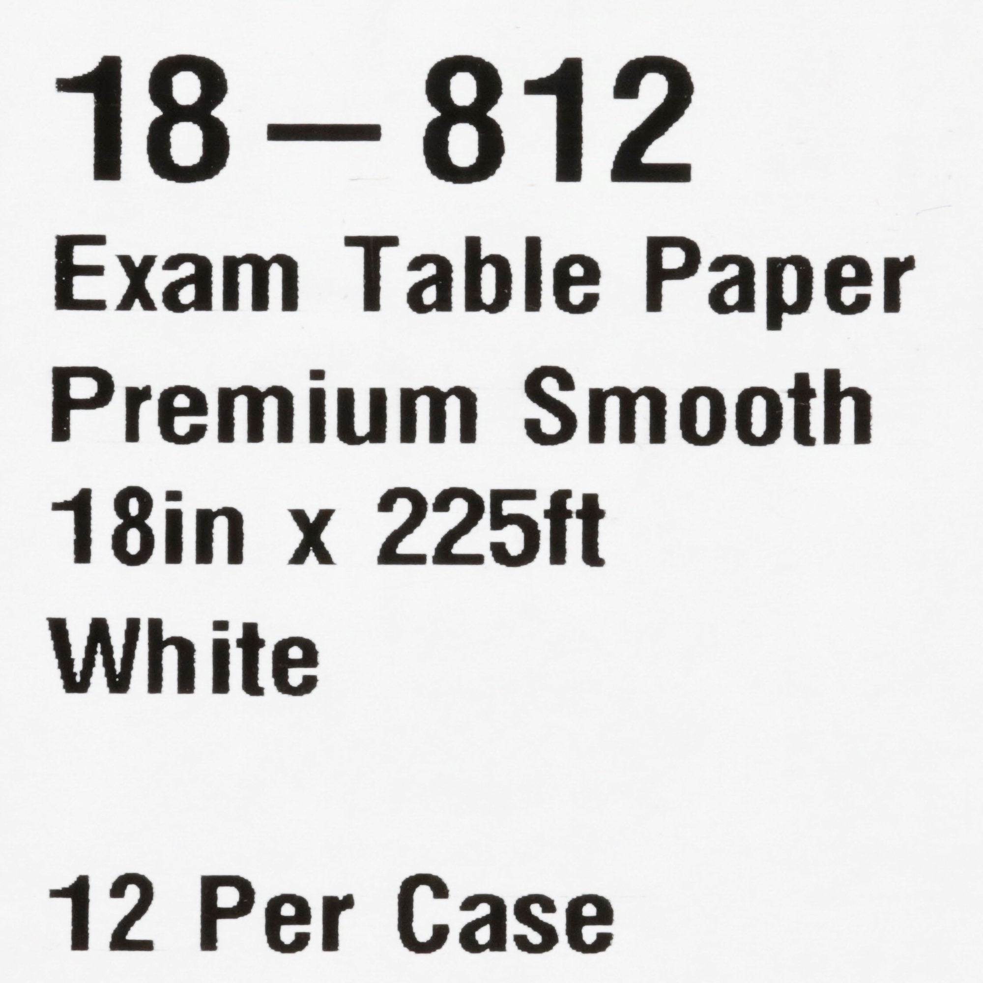 McKesson Smooth Table Paper, 21 inch x 75 Yard, White