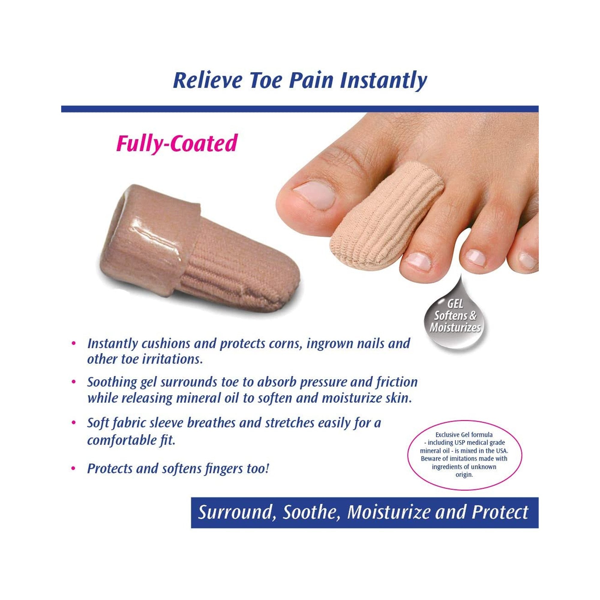 Toe Protector Visco-GEL® Toe Protector Small Pull-On Foot