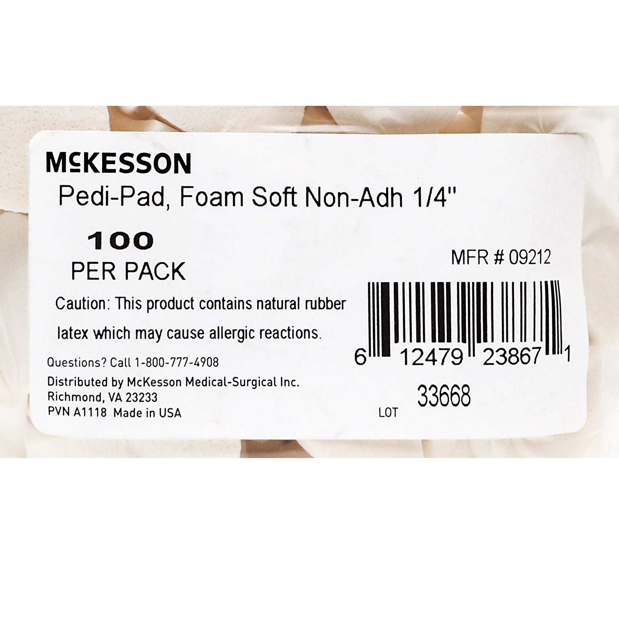 Corn Pad McKesson Pedi-Pads Non-Adhesive Foot