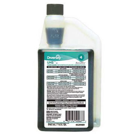 Floor Cleaner Diversey™ UHS™ SC Liquid 32 oz. Jug Ammonia Scent Manual Pour