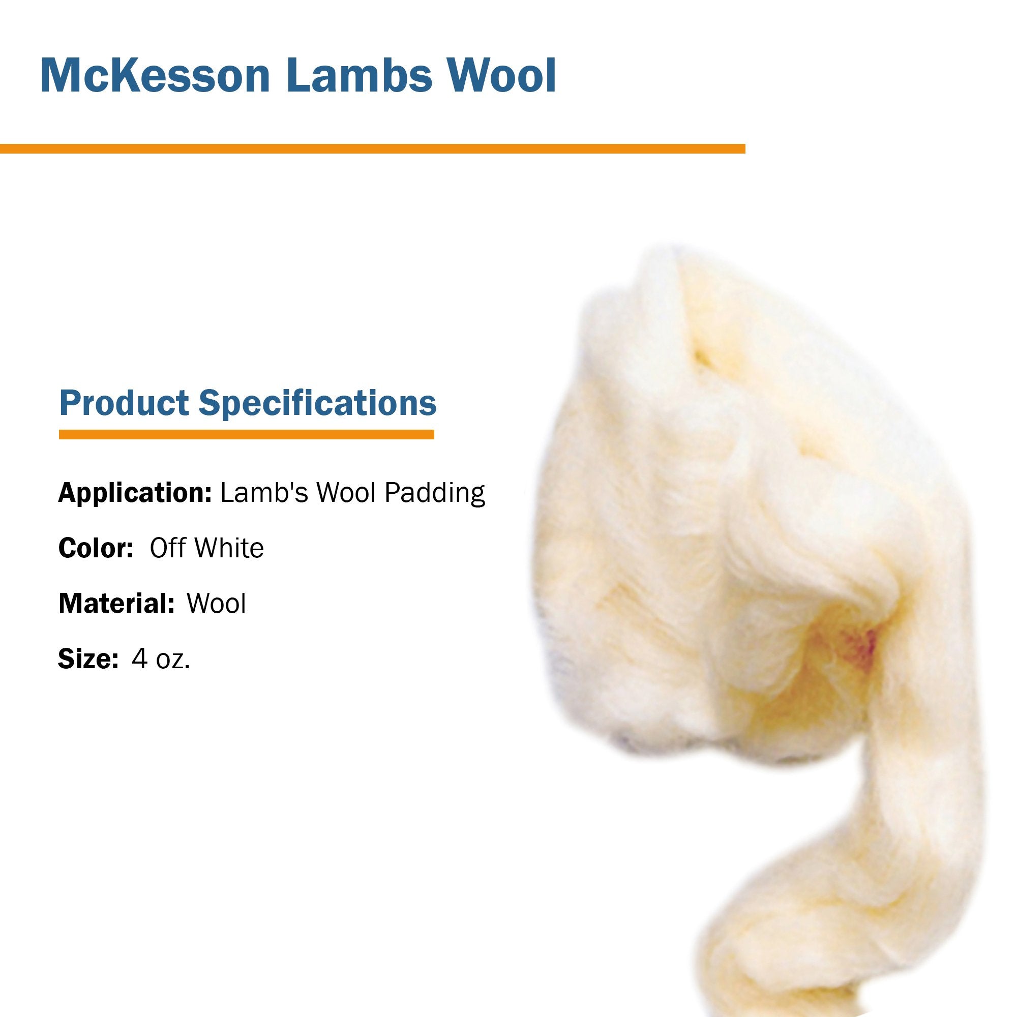 Lamb's Wool Padding McKesson 4 oz.