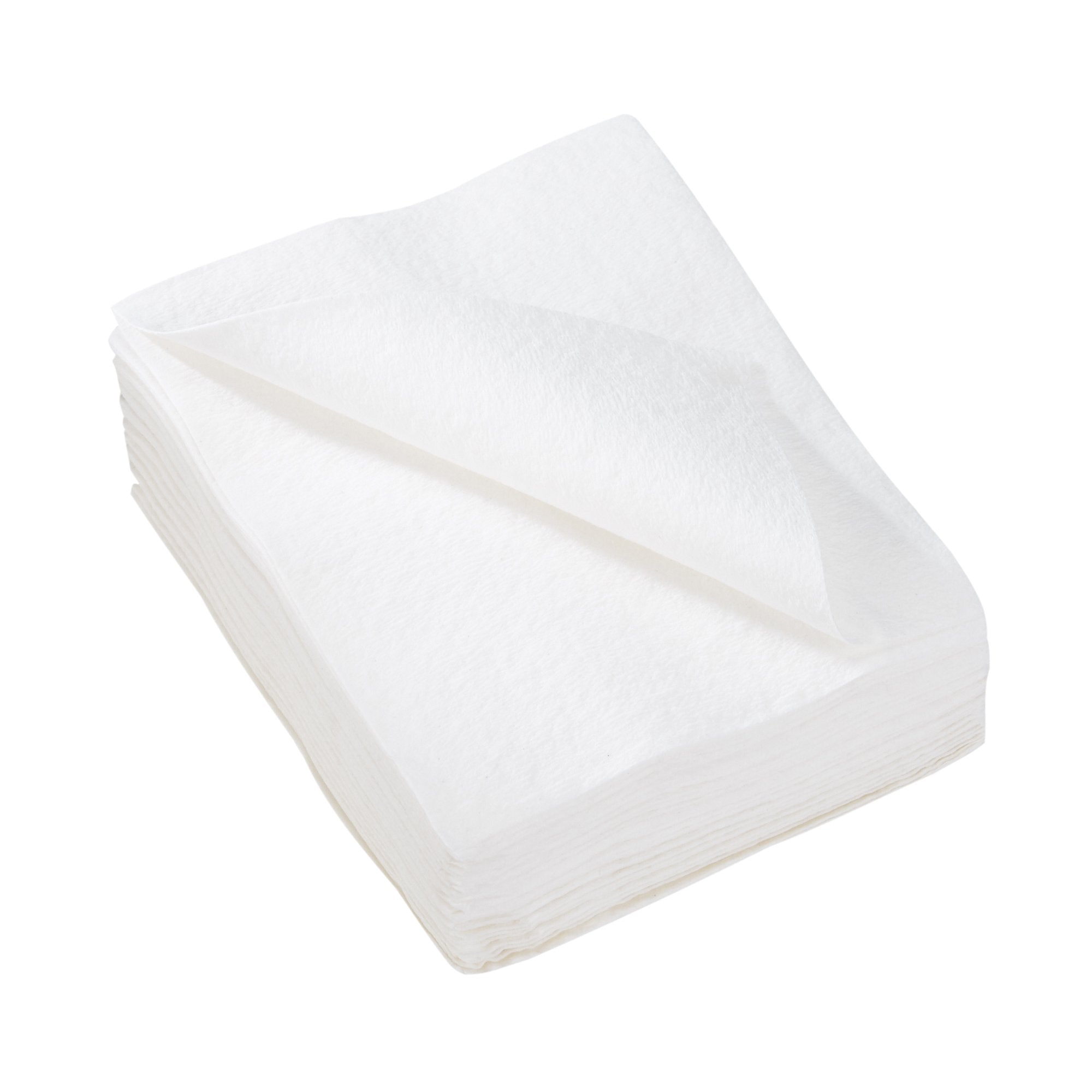 Washcloth McKesson 10 X 13 Inch White Disposable
