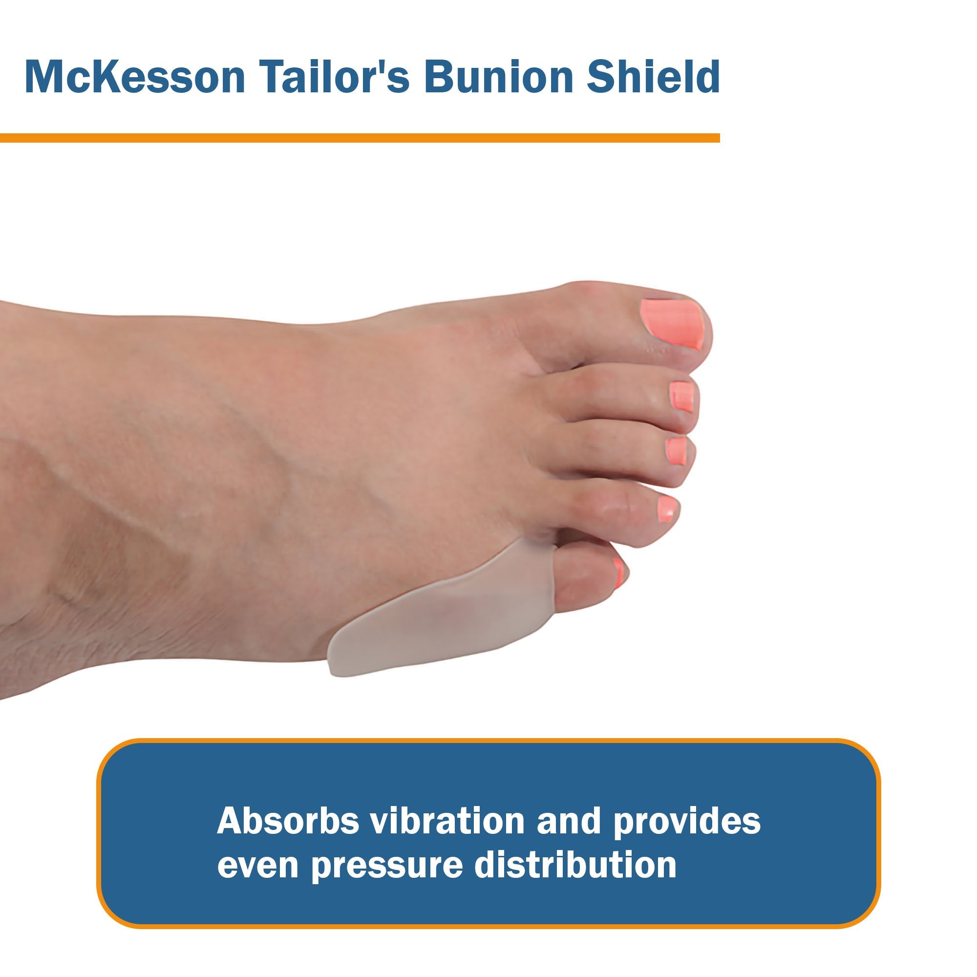 Tailor's Bunion Shield McKesson One Size Fits Most 5th Toe