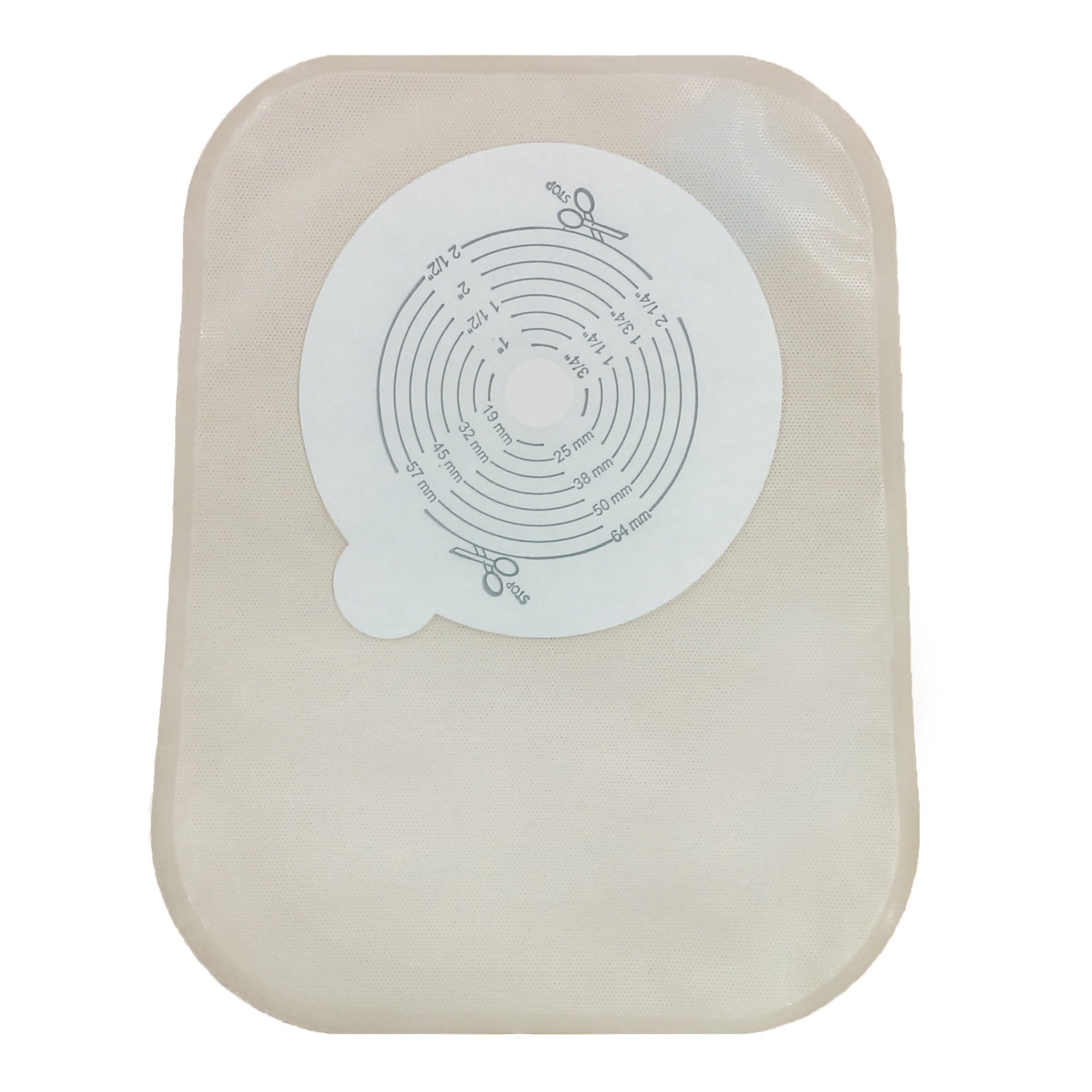 Ostomy Pouch Securi-T™ One-Piece System 8 Inch Length Flat, Trim To Fit Closed End
