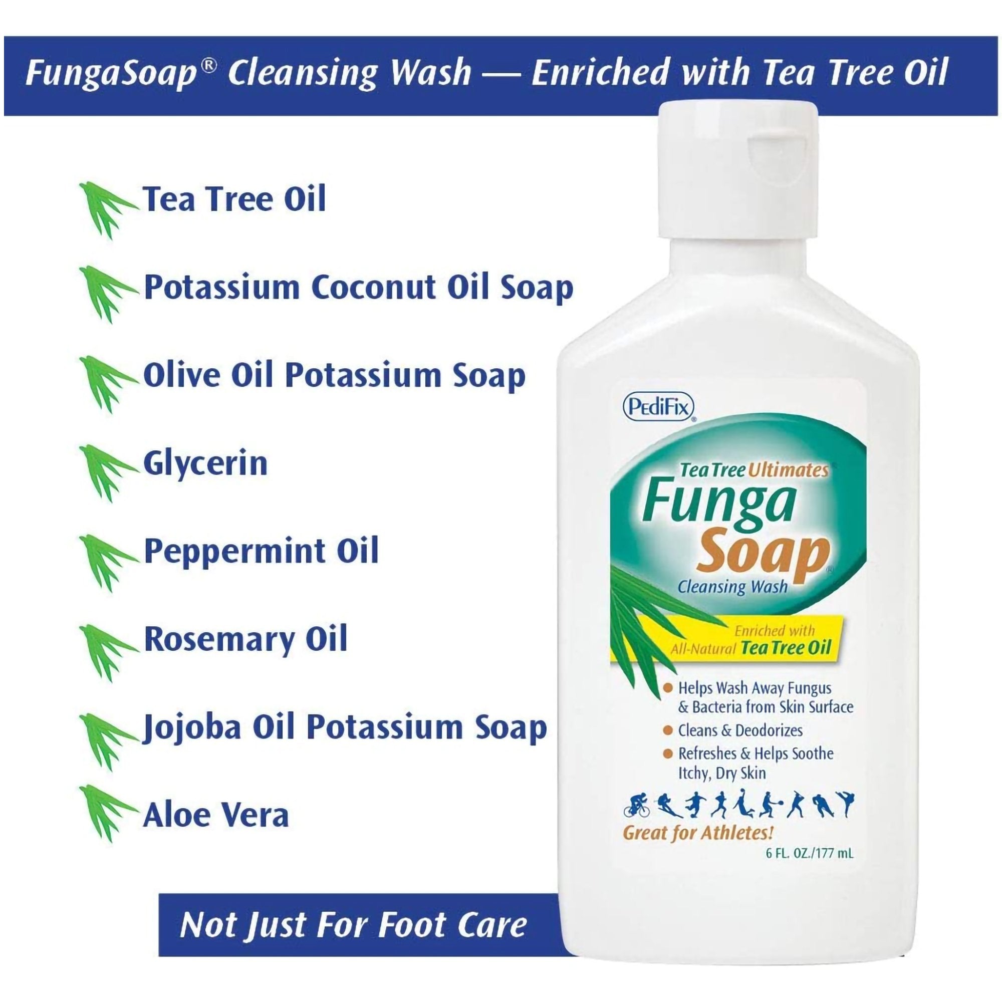 Soap Tea Tree Ultimates® FungaSoap® Liquid 6 oz. Bottle Scented