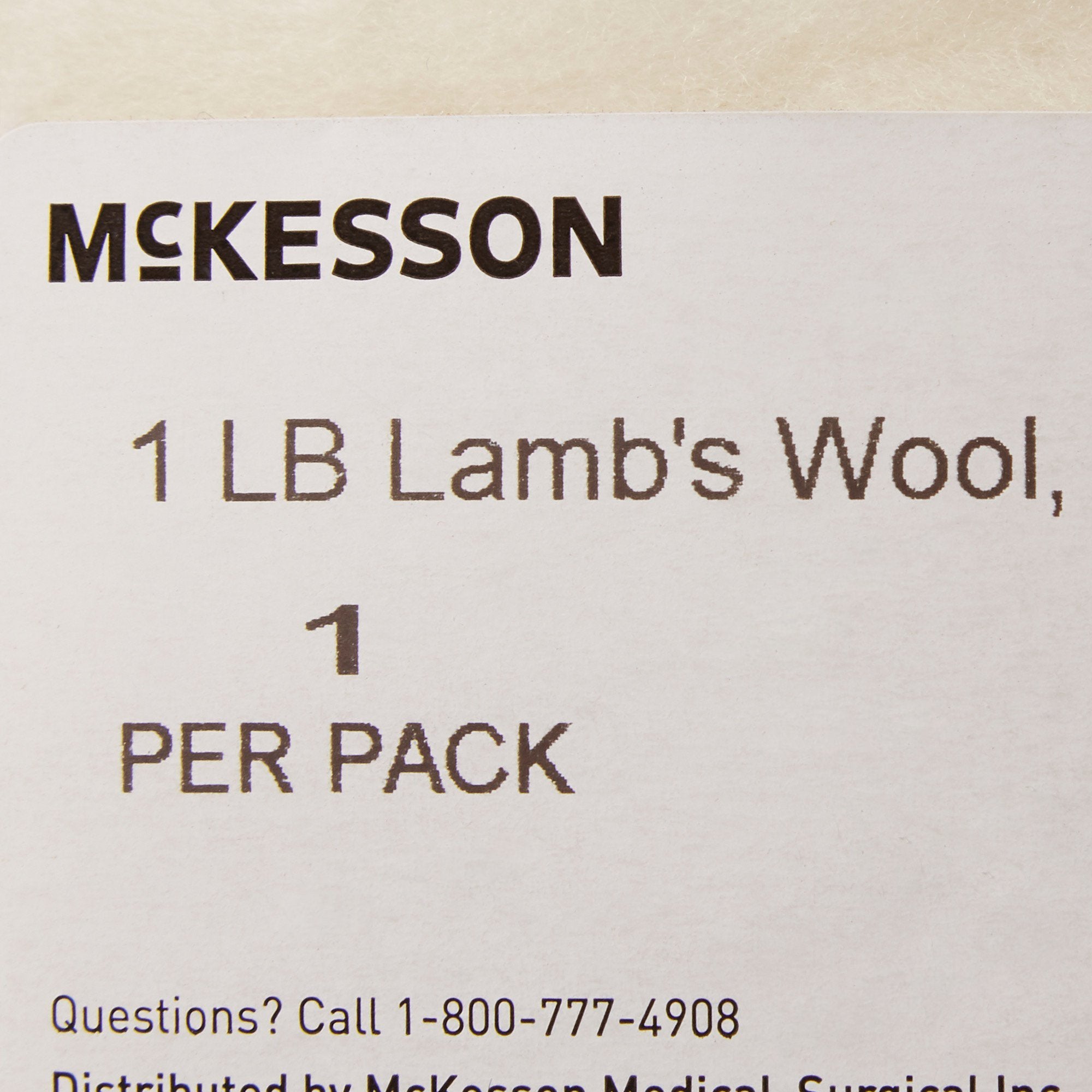 Lamb's Wool Padding McKesson 1 lb.