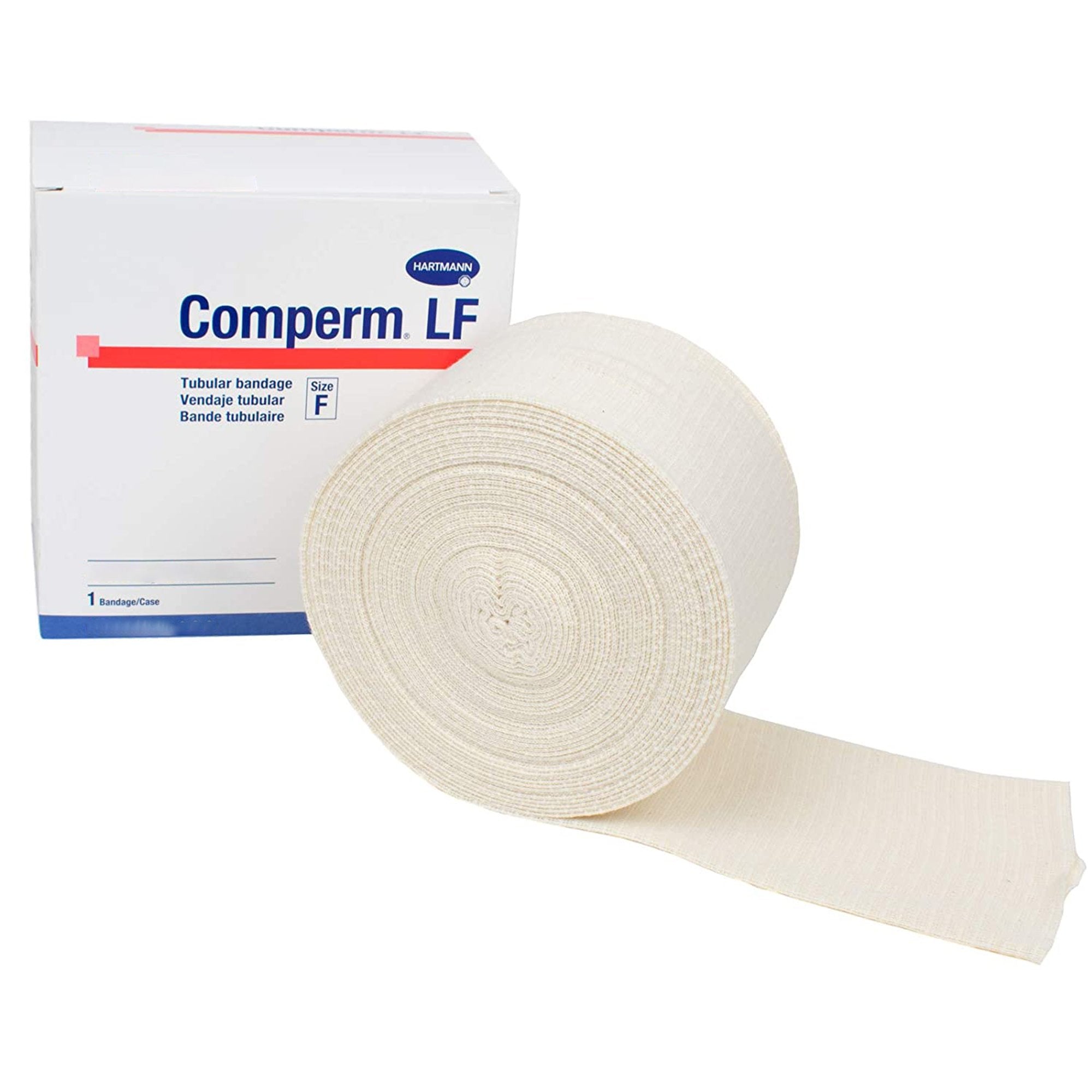 Elastic Tubular Support Bandage Comperm® 5 Inch X 11 Yard Pull On Natural NonSterile Size G Standard Compression