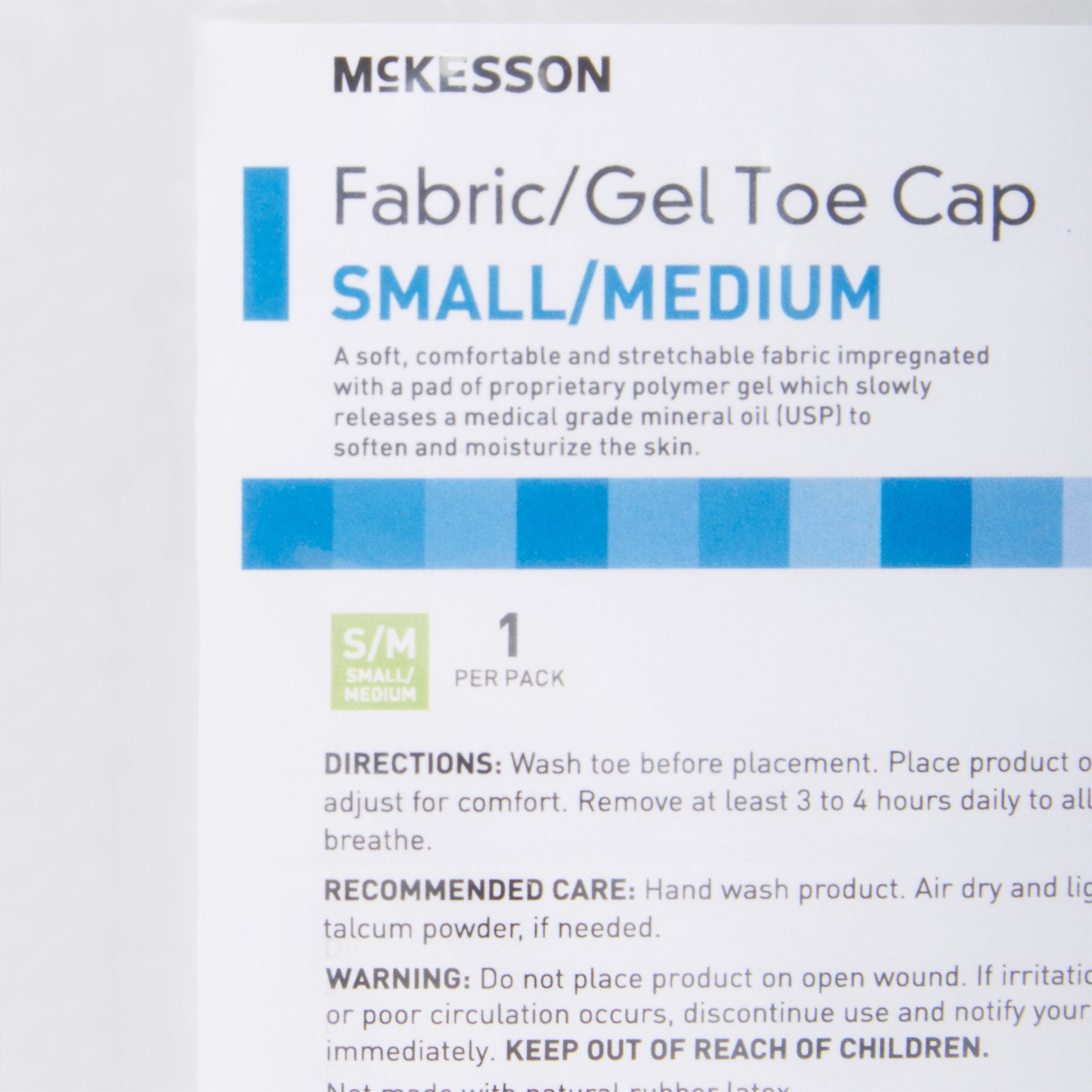 Toe Cap McKesson Small / Medium Pull-On Toe